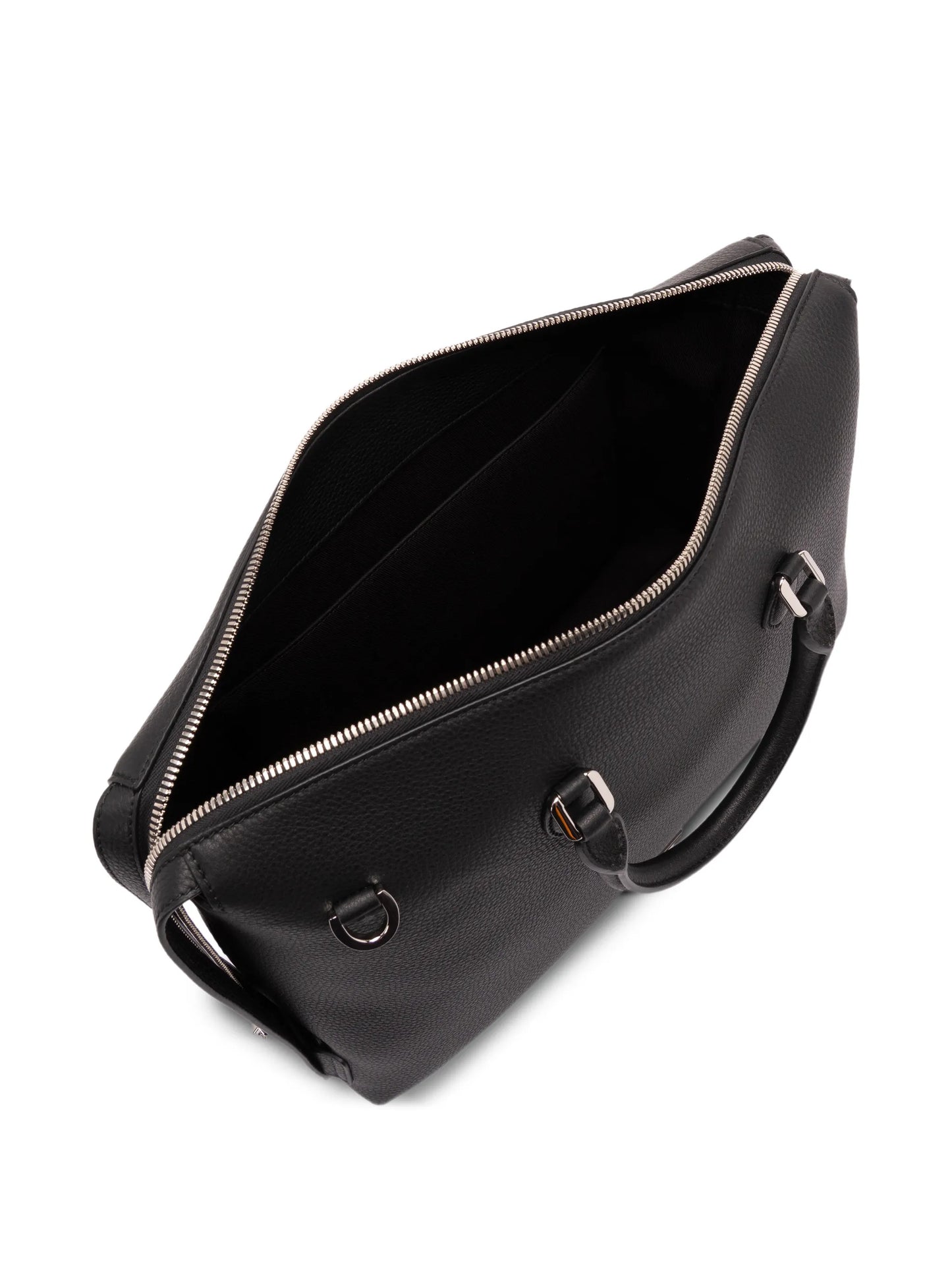 pebbled-leather briefcase