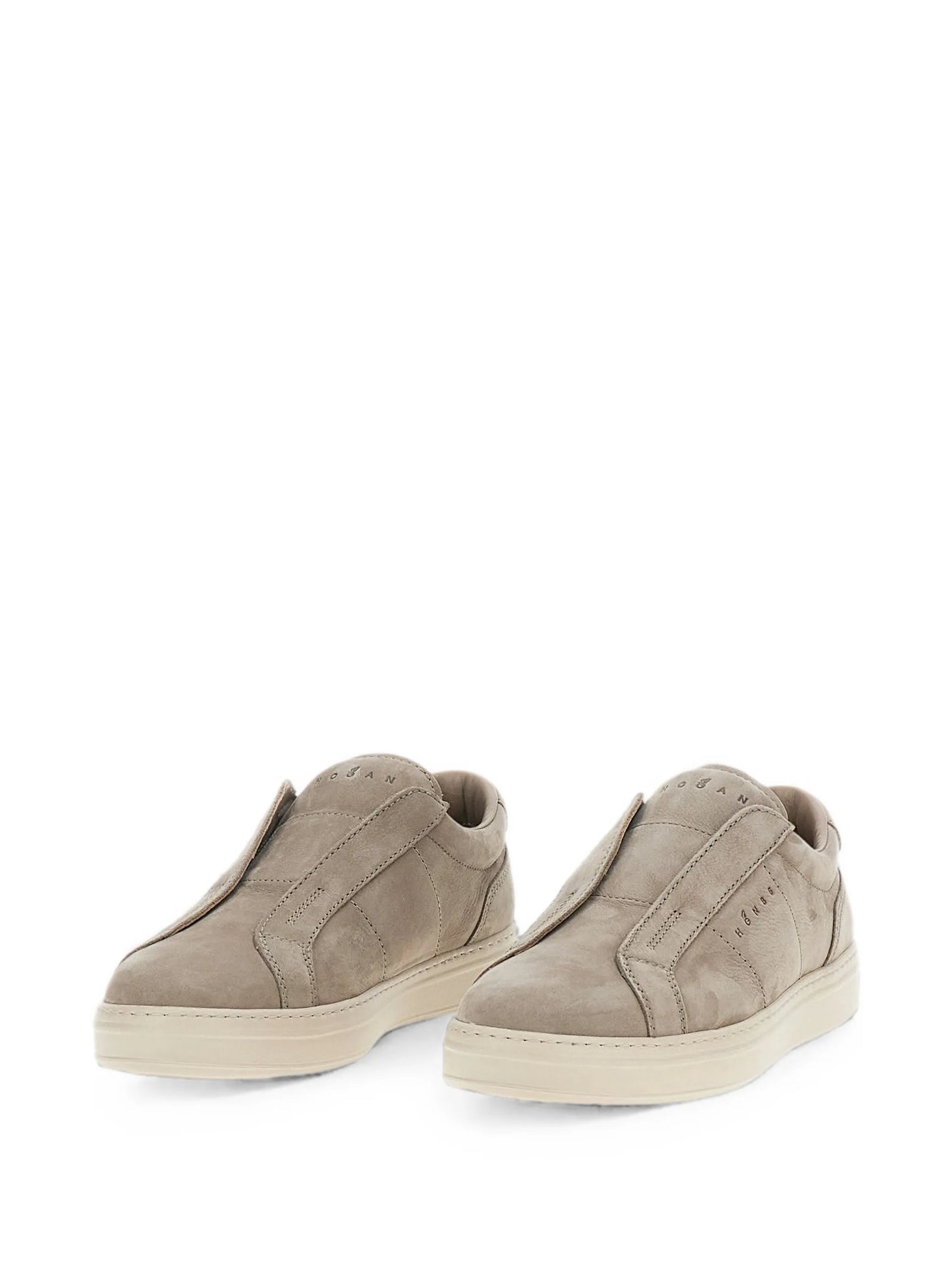 slip-on panelled sneakers