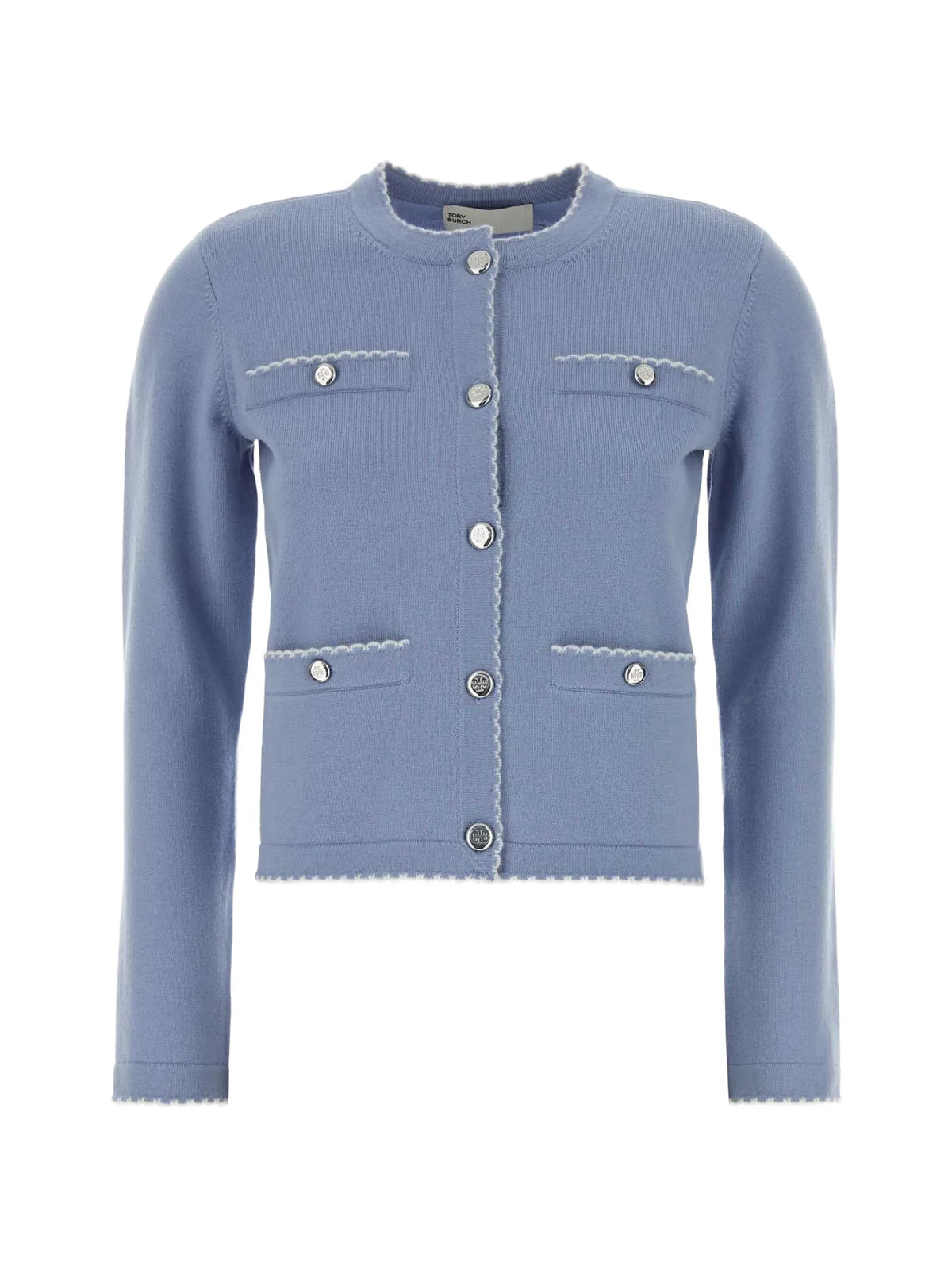 Kendra wool scalloped cardigan