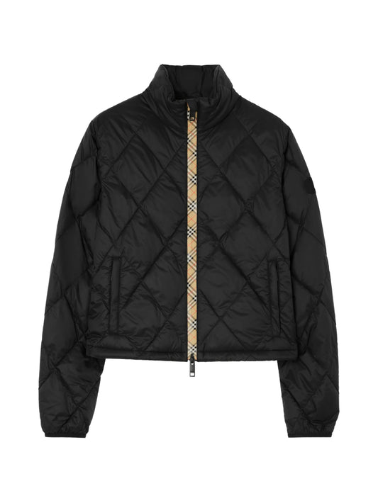 Checker-tape quilted nylon Bramford jacket