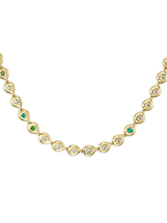 Reverie II Tennis embellished necklace