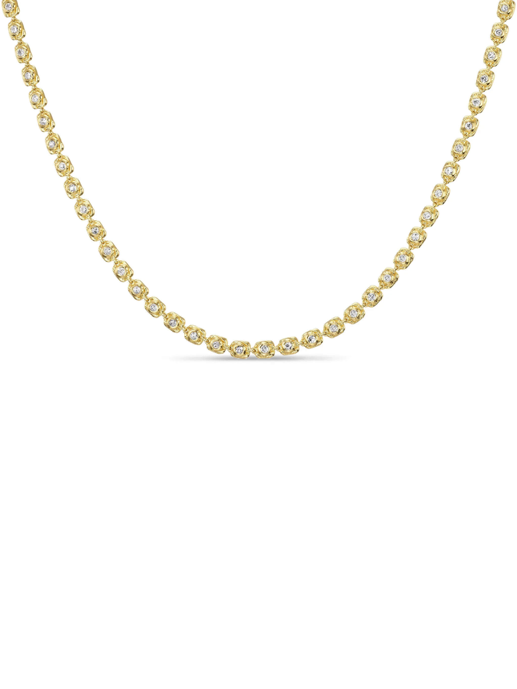 Romantica I Tennis diamond necklace