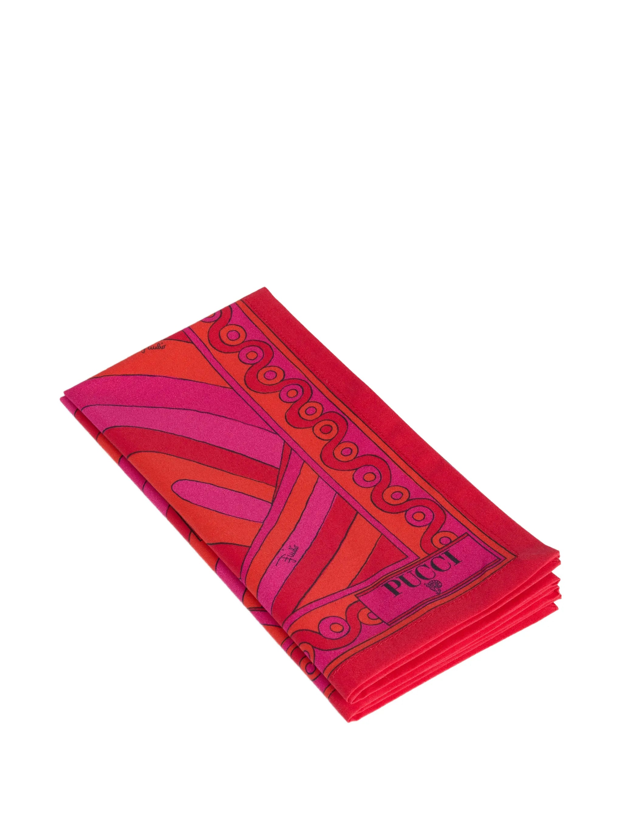 Marmo-print cotton napkins