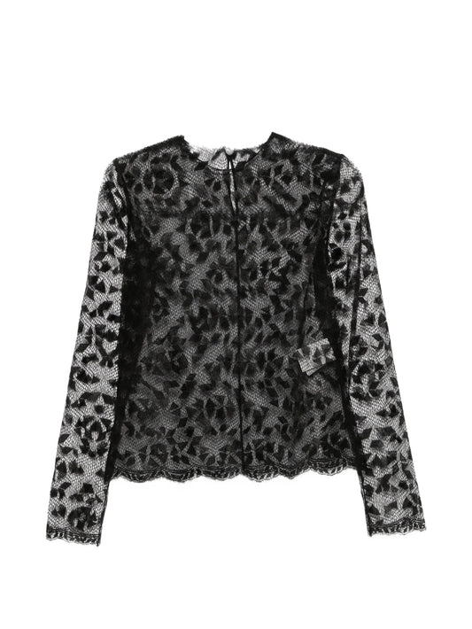 lace long-sleeve top