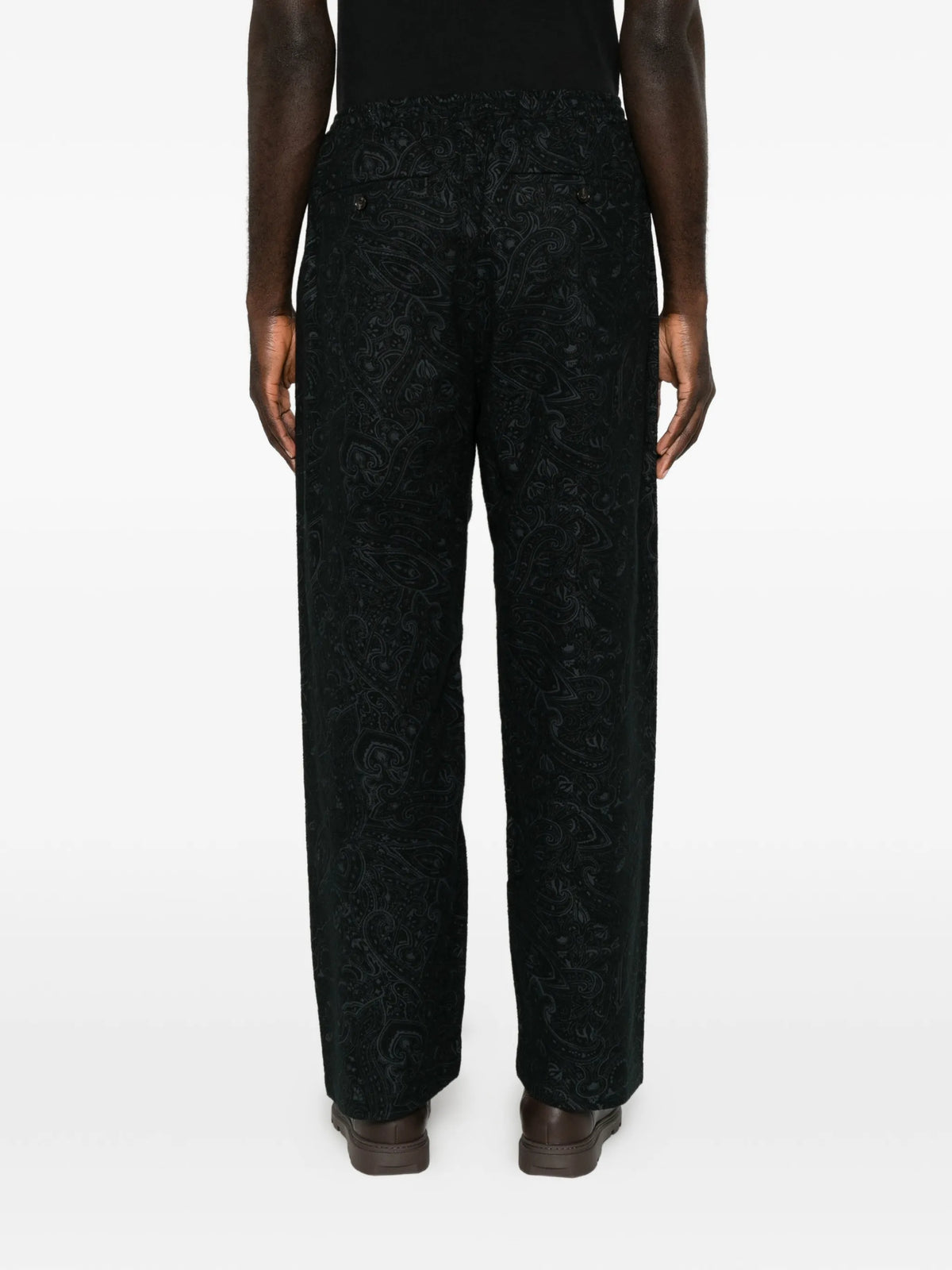 Samurai paisley-print trousers