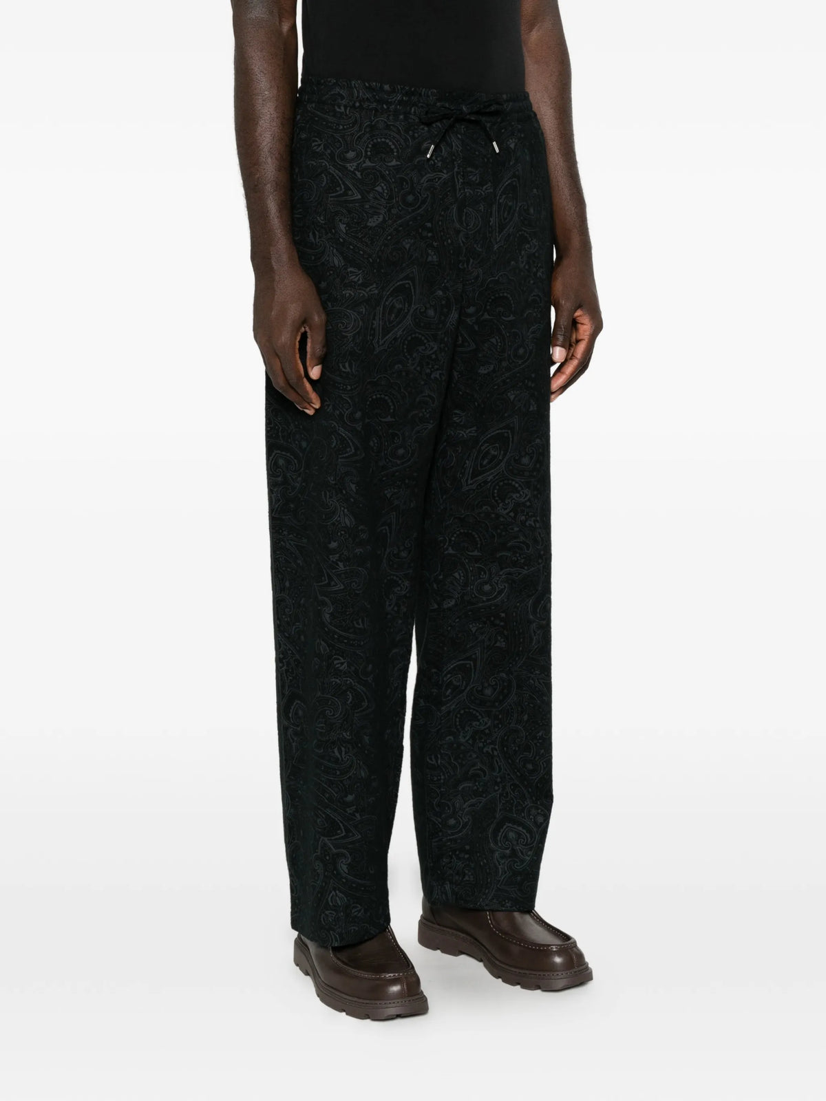 Samurai paisley-print trousers
