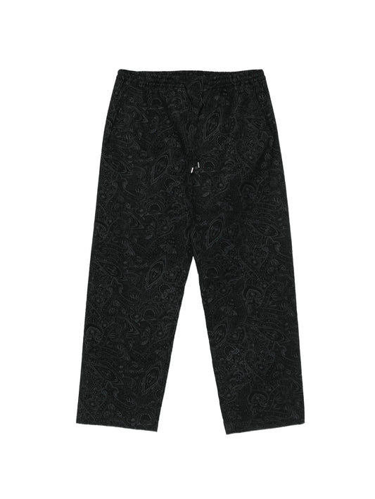 Samurai paisley-print trousers