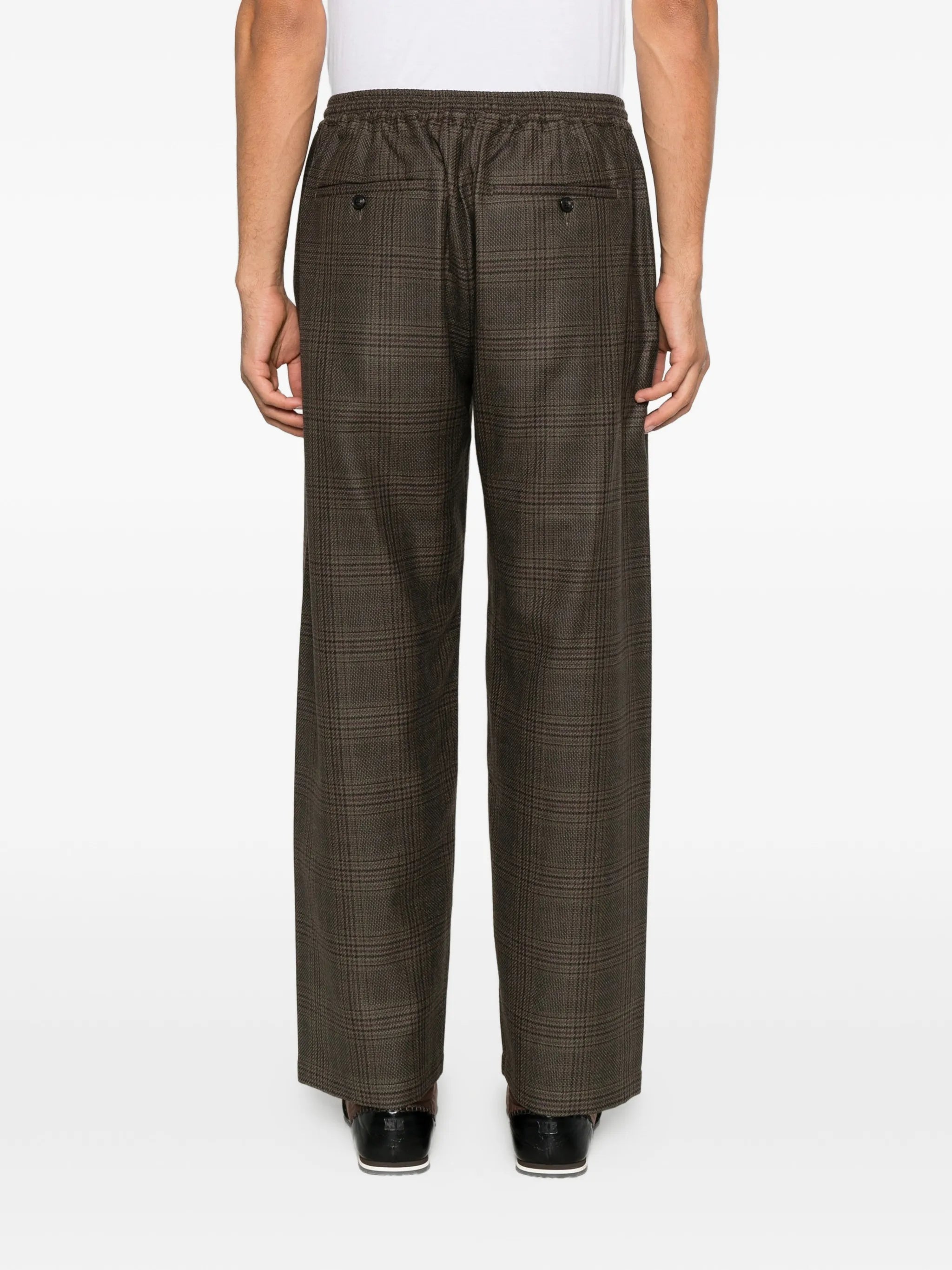 Samurai check trousers