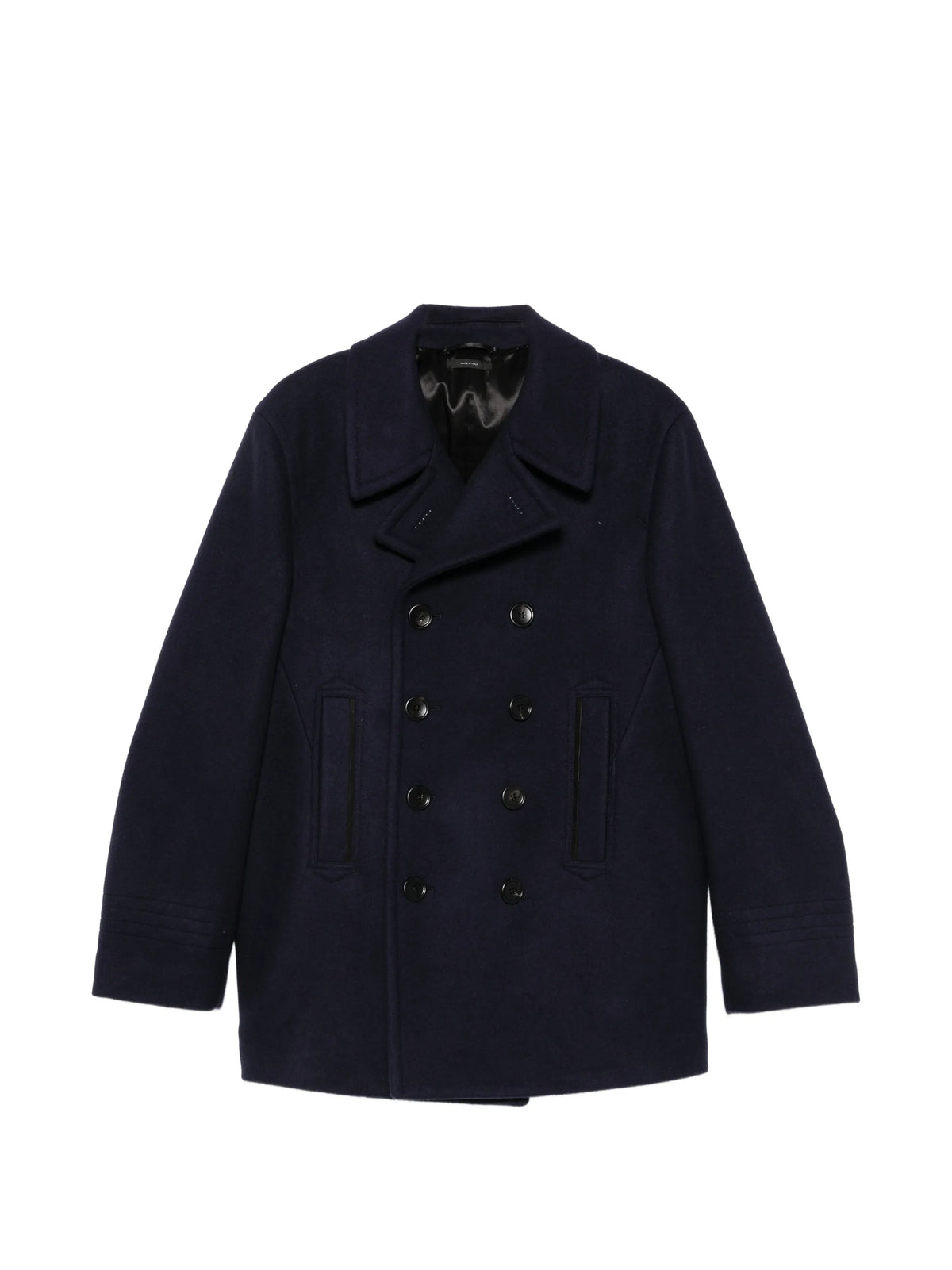 soft felt peacoat