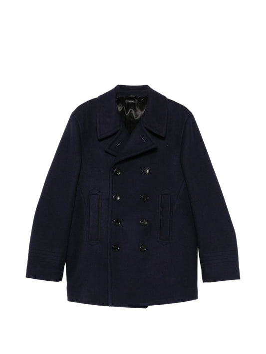 soft felt peacoat
