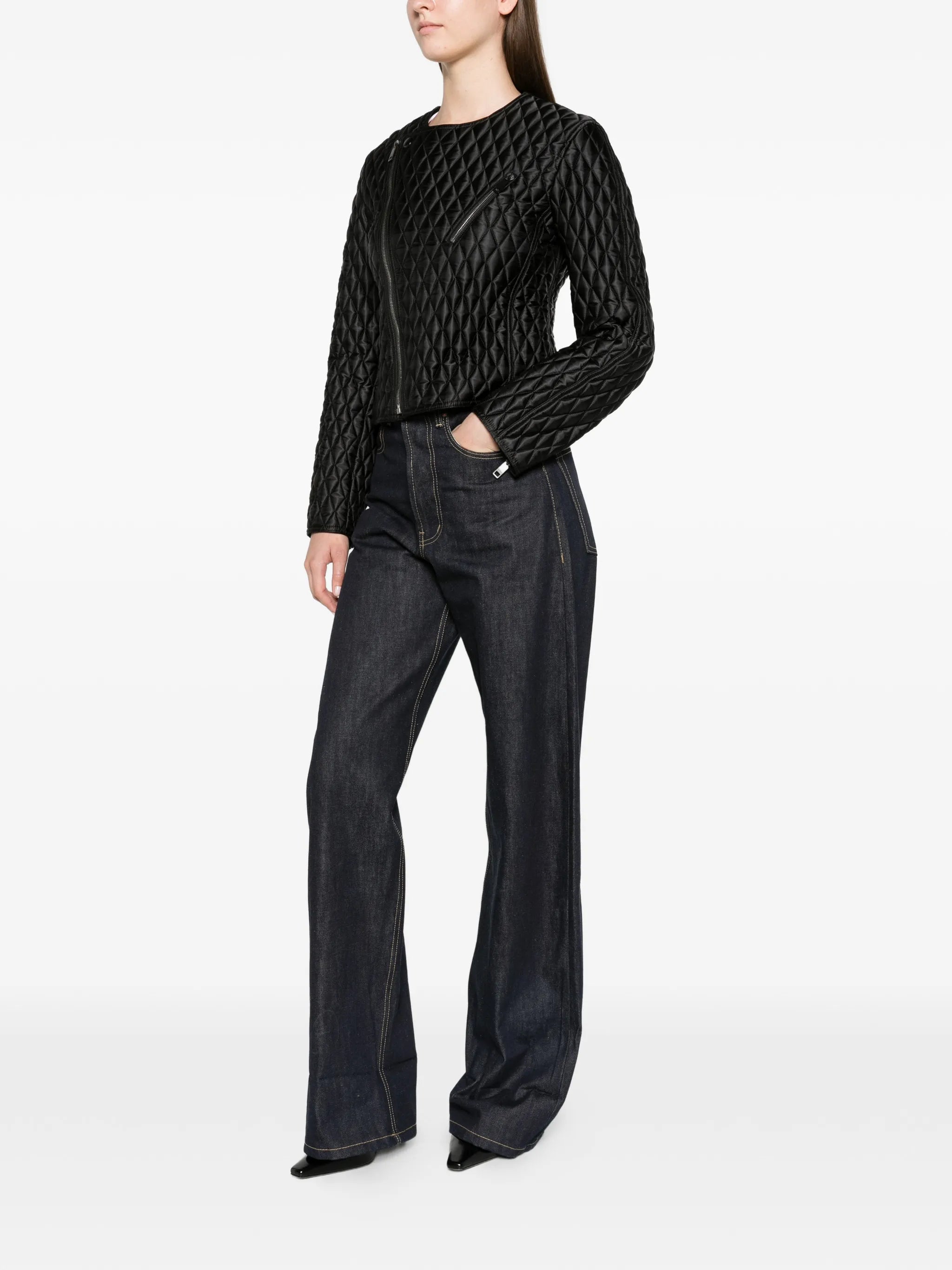 cropped nylon Laverley jacket