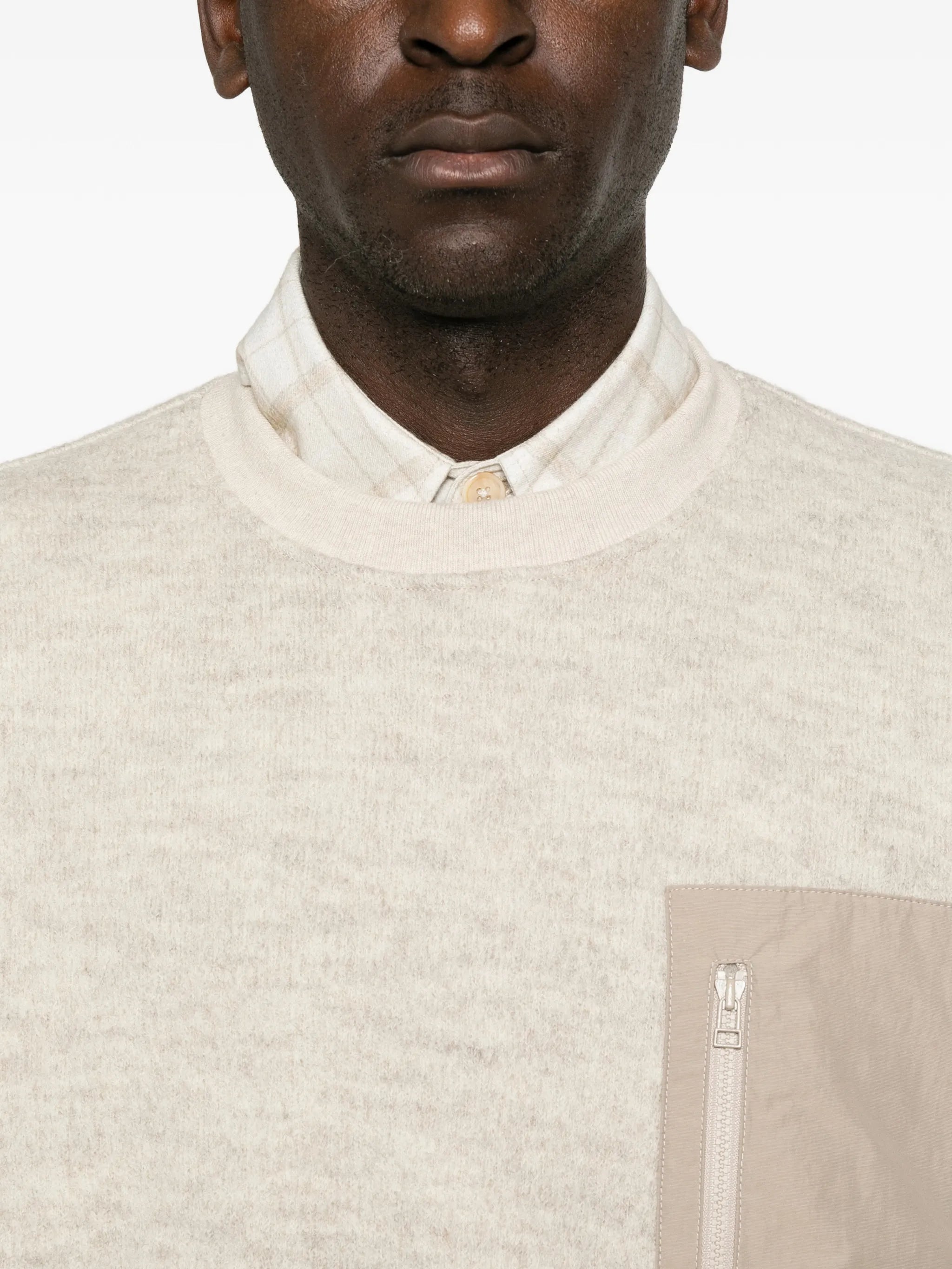 Egoa zip-pocket sweater