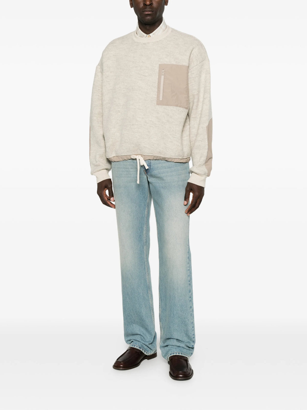 Egoa zip-pocket sweater