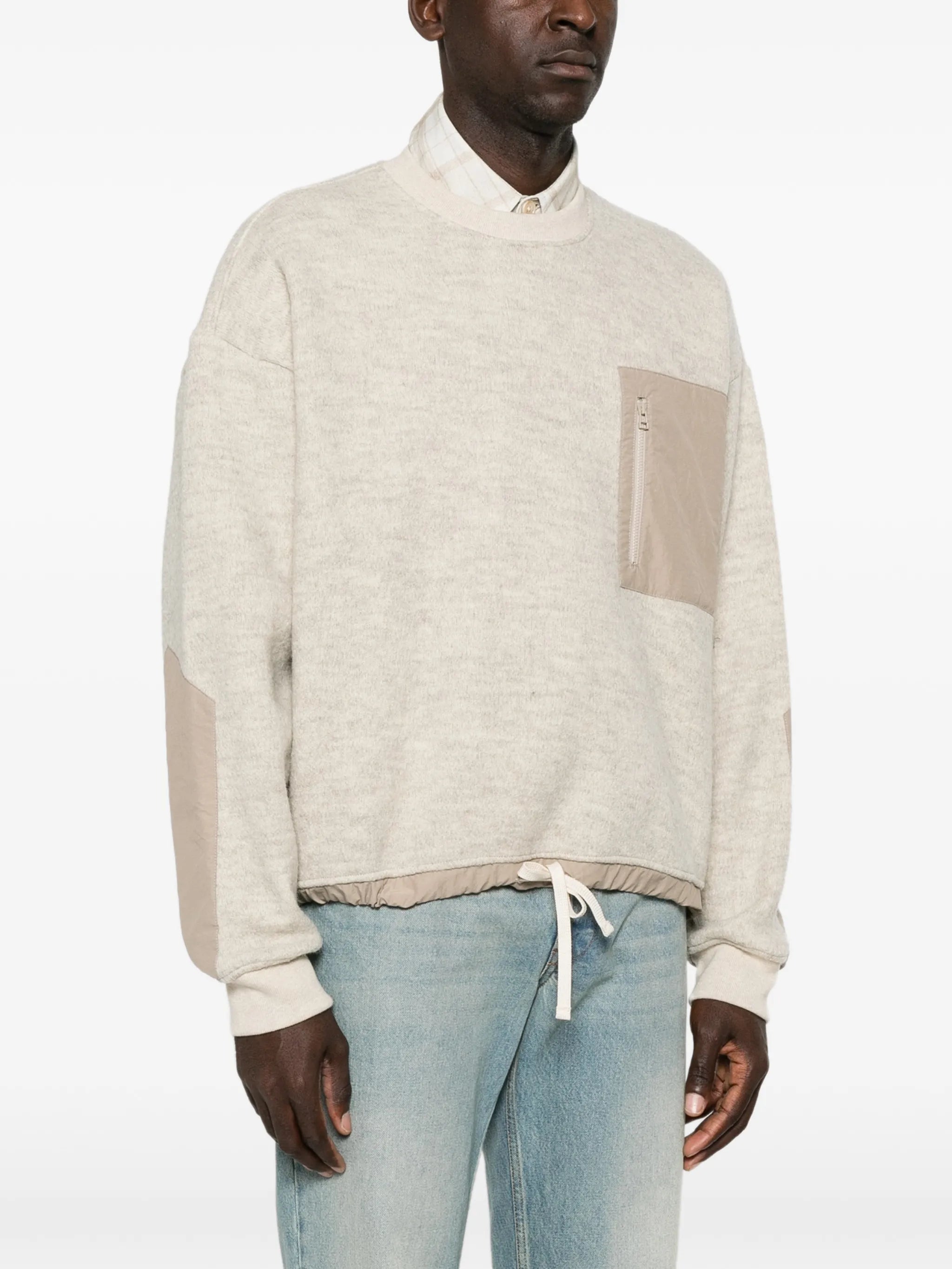 Egoa zip-pocket sweater