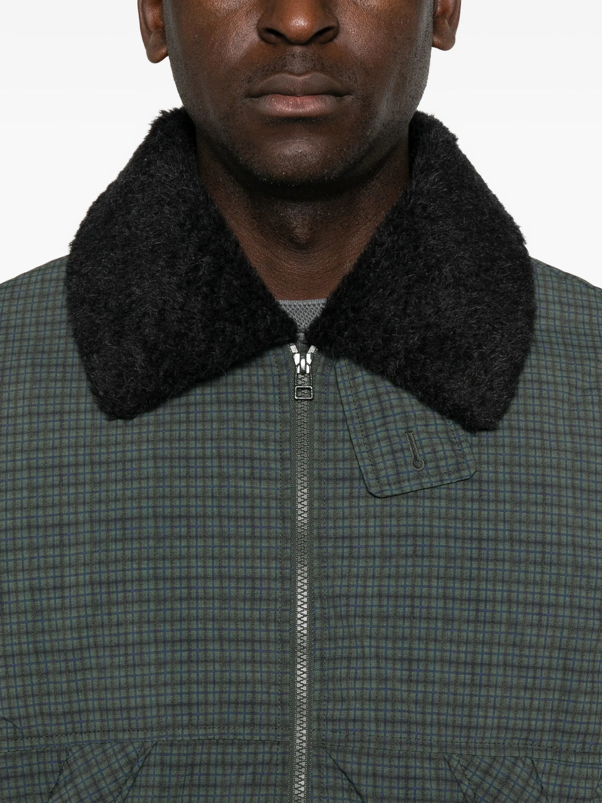 Esca check puffer jacket