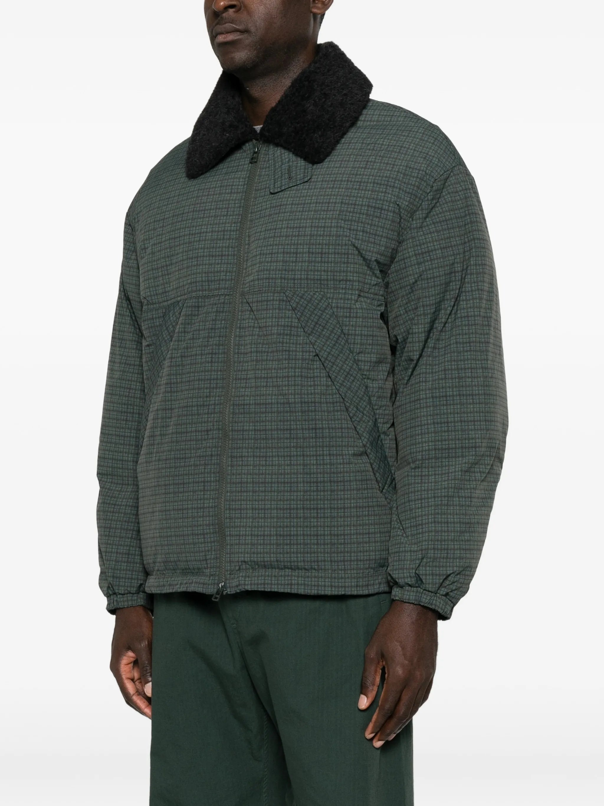 Esca check puffer jacket