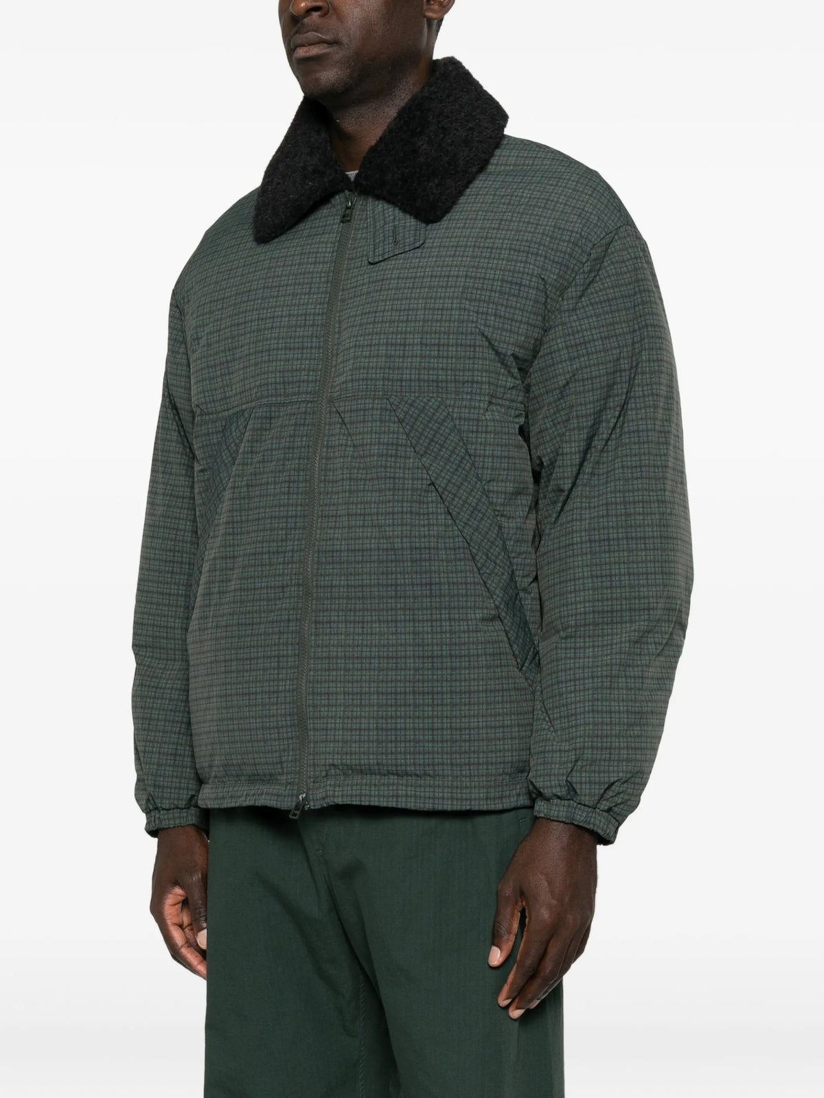 Esca check puffer jacket