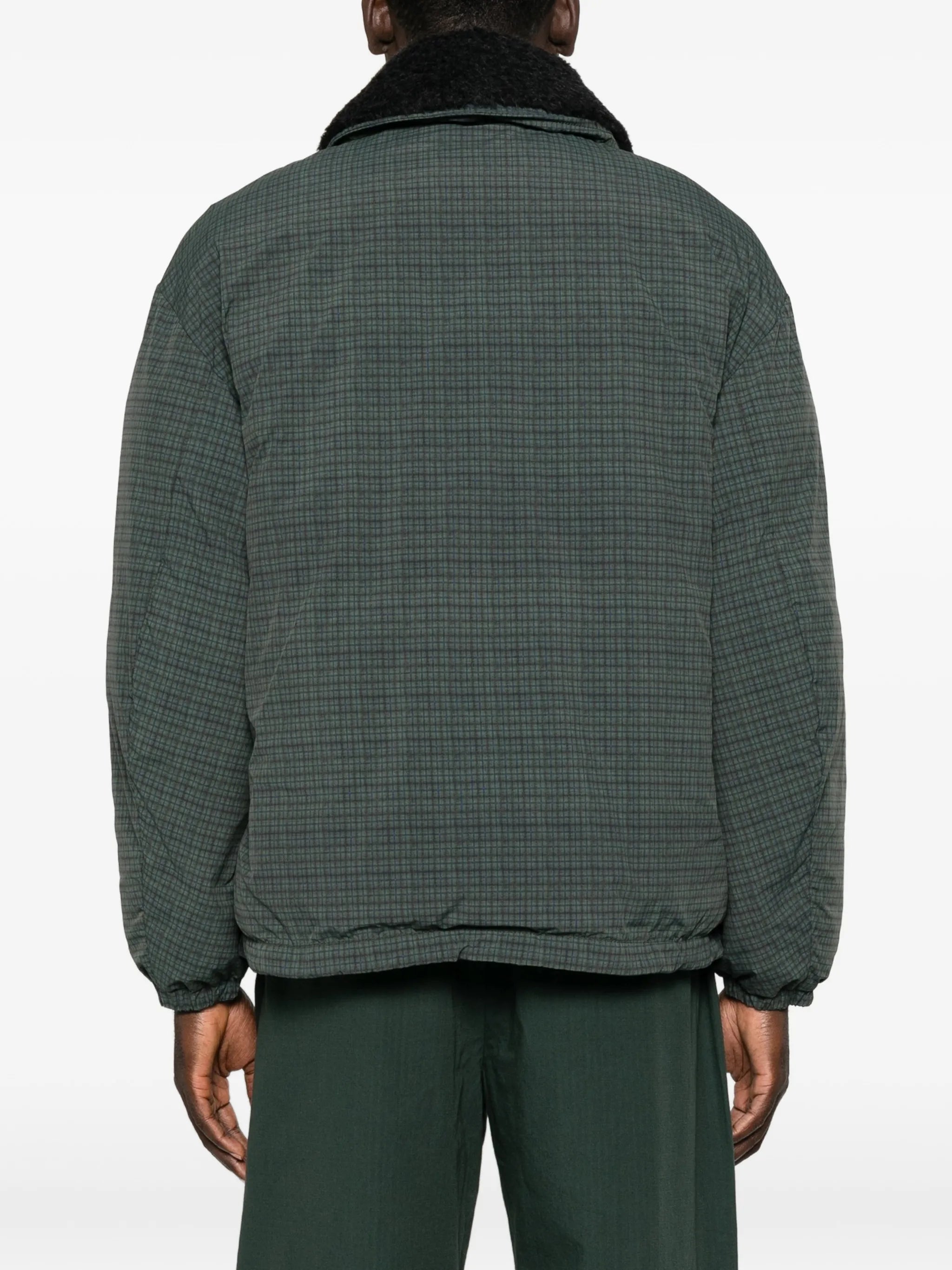 Esca check puffer jacket