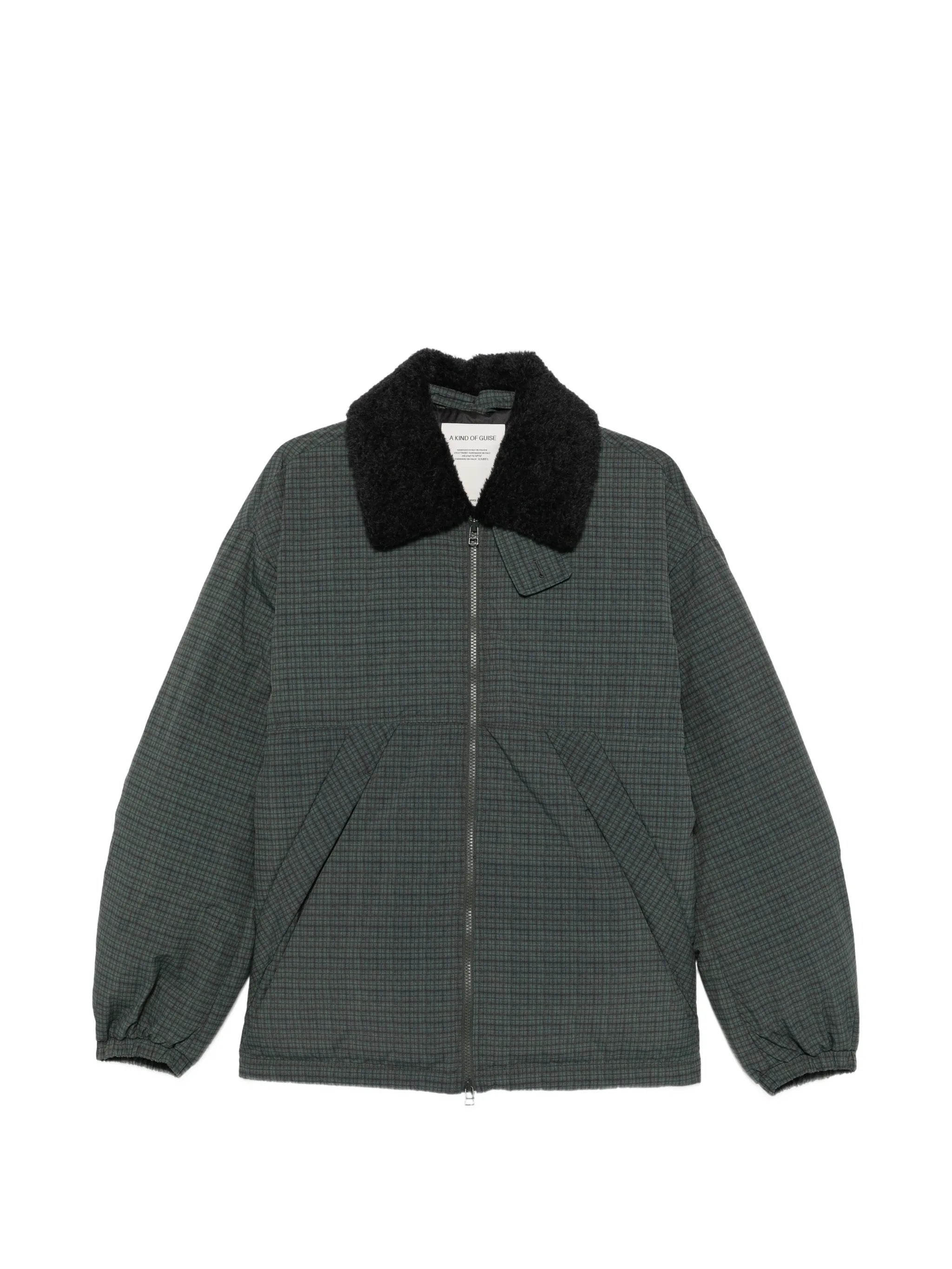 Esca check puffer jacket