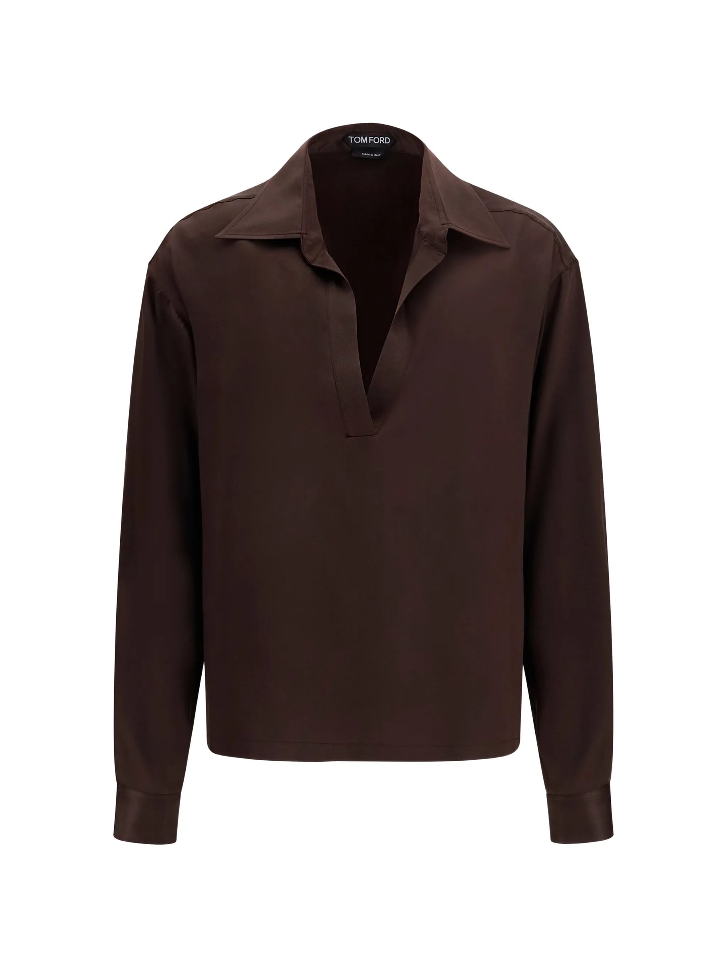silk long-sleeve top