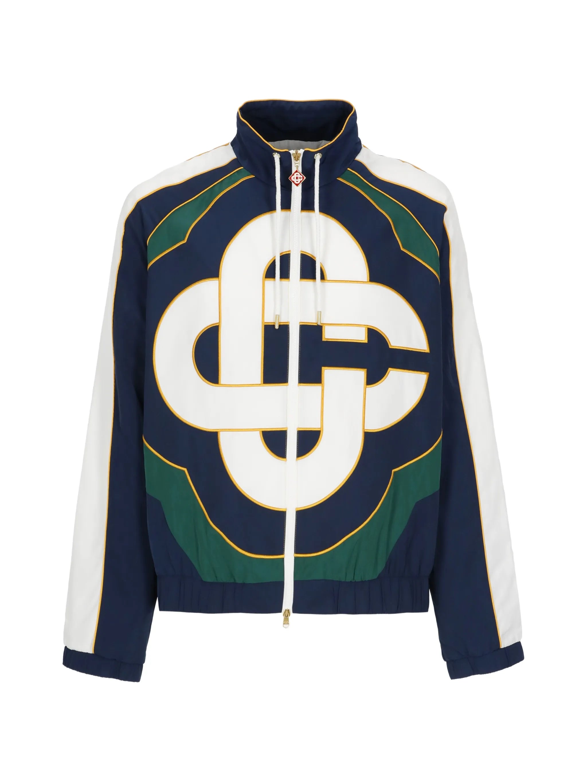 zip-fastening logo-detail jacket
