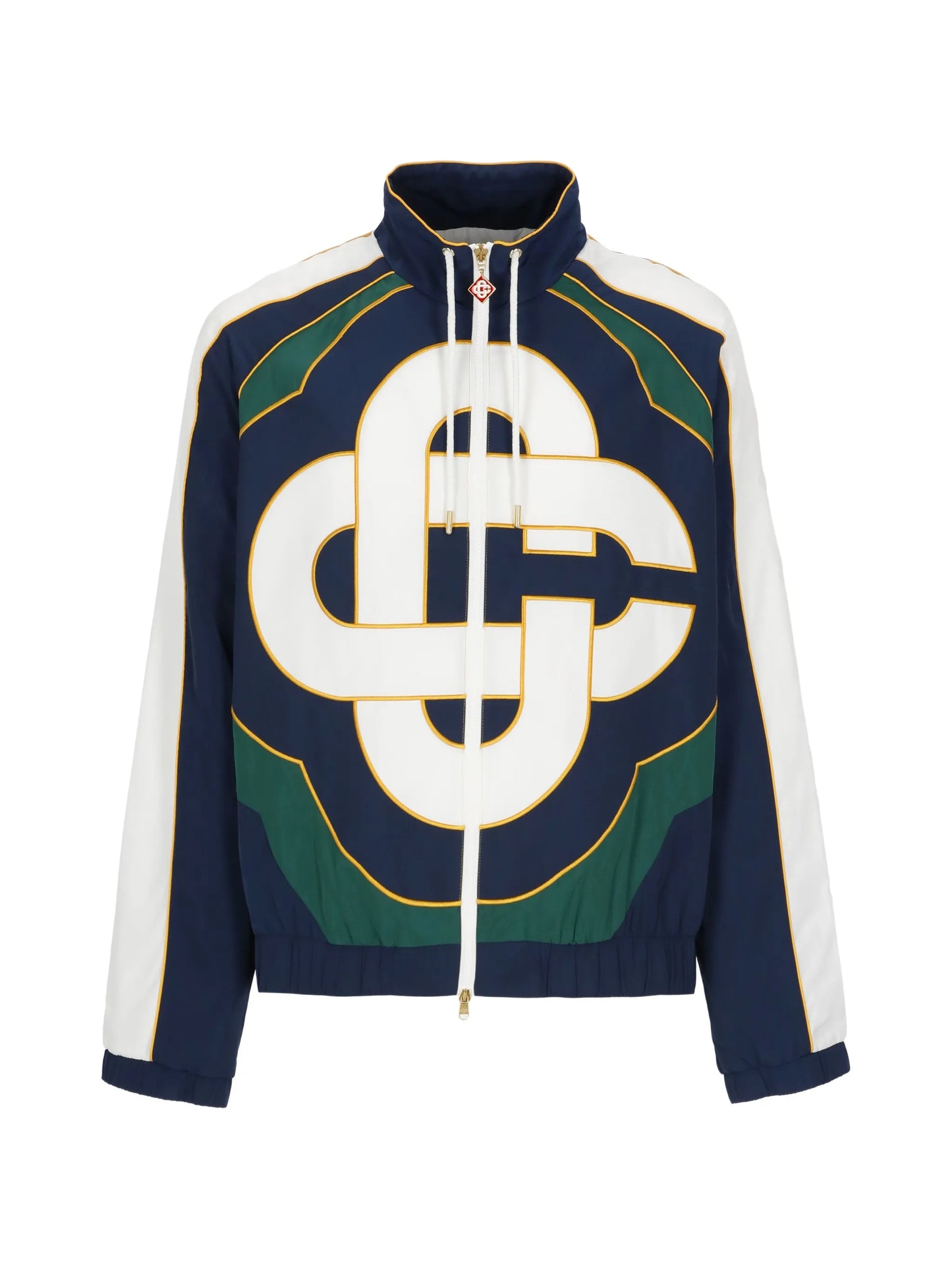 zip-fastening logo-detail jacket