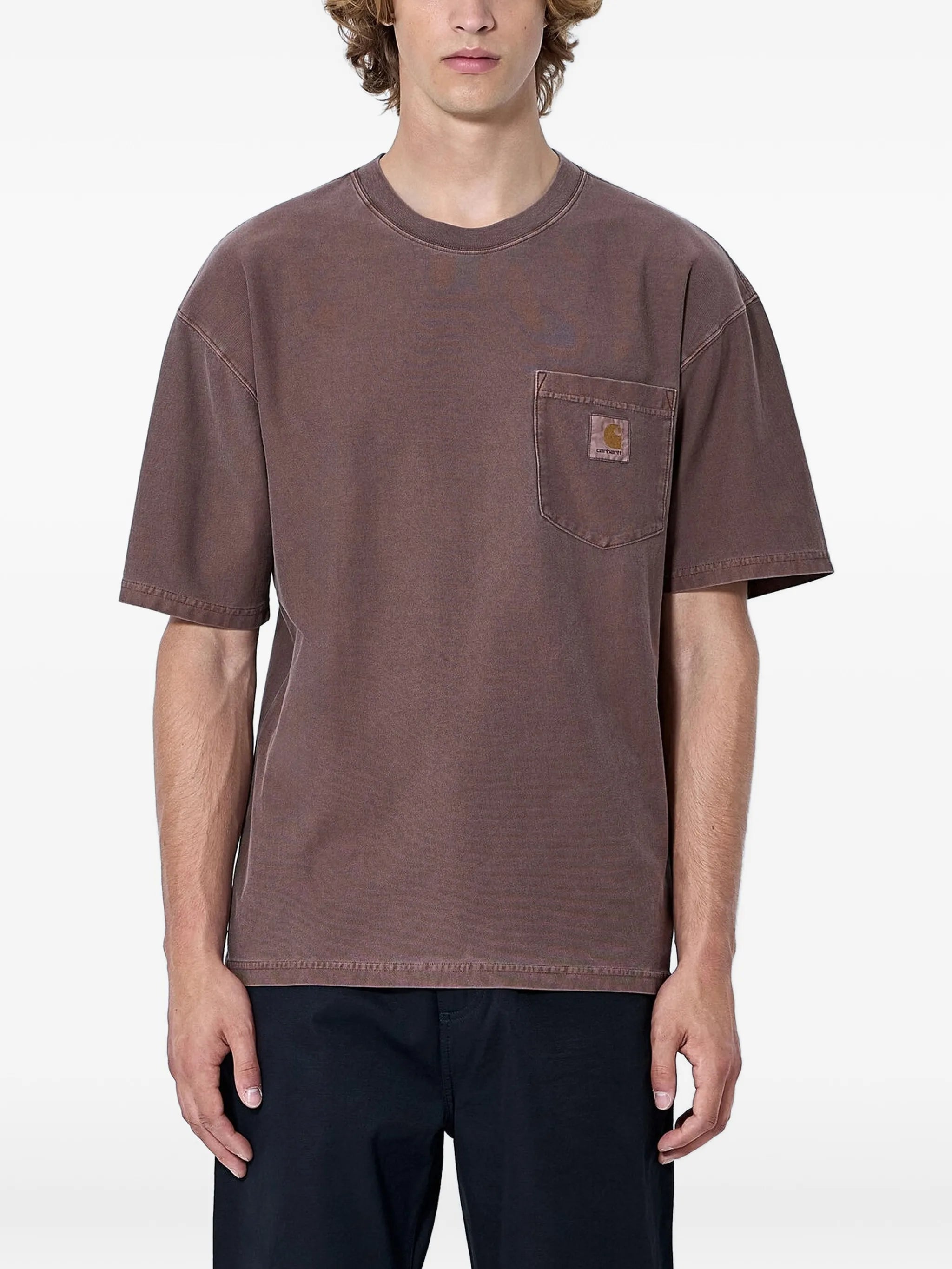 S/S loose pocket t-shirt