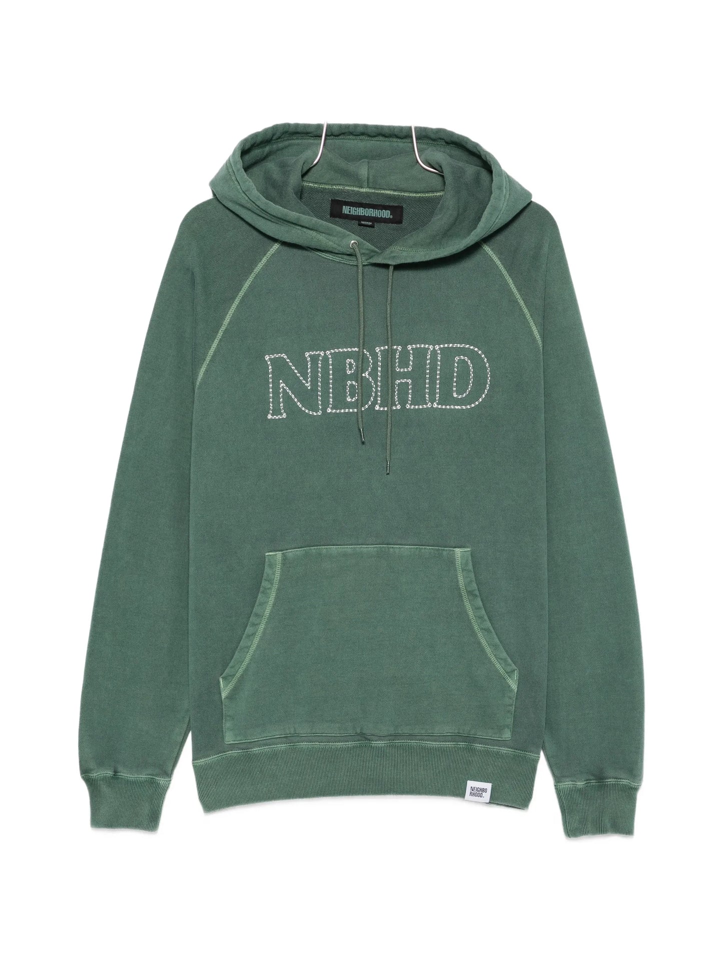 logo-embroidered hoodie