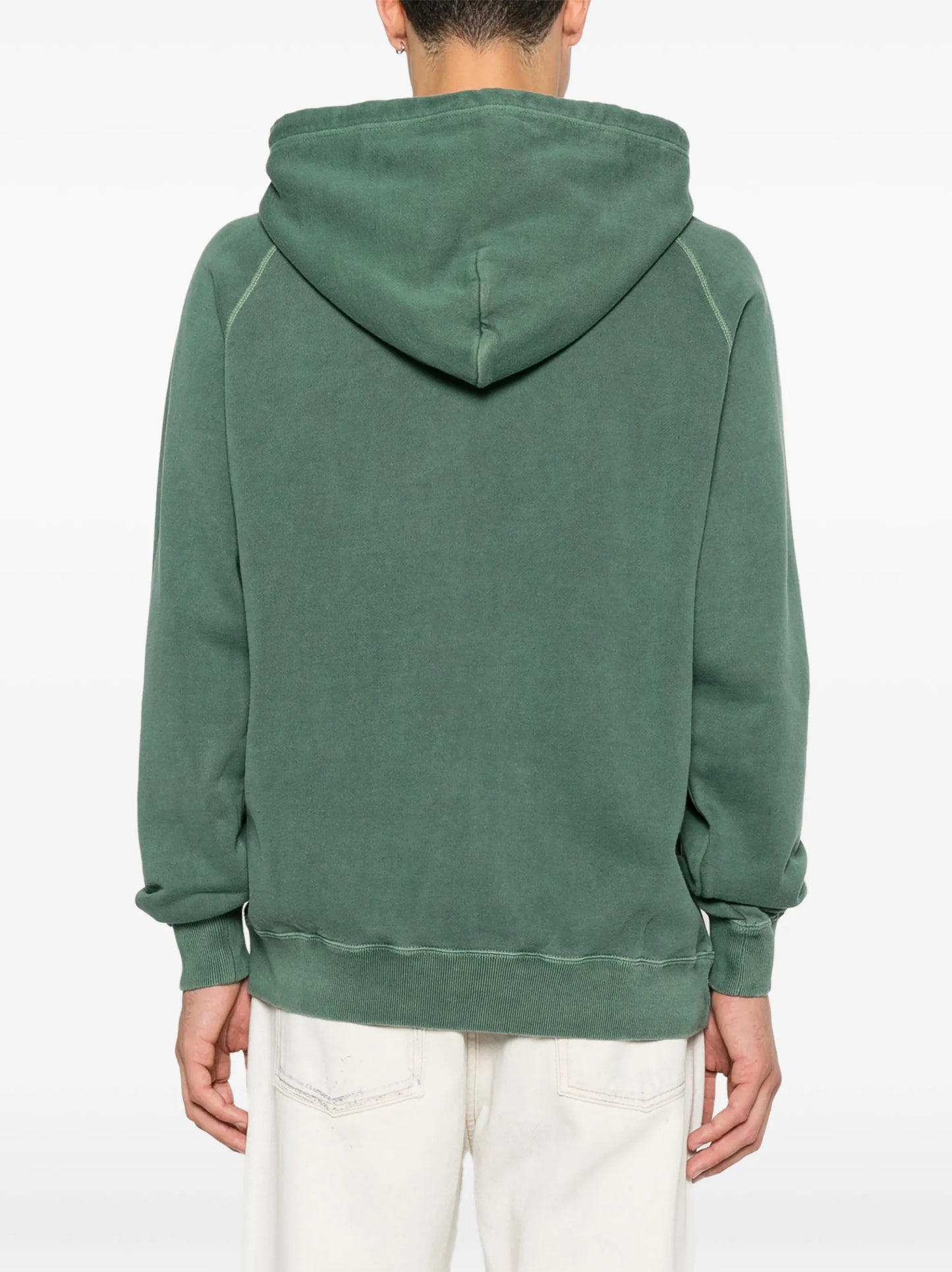 logo-embroidered hoodie