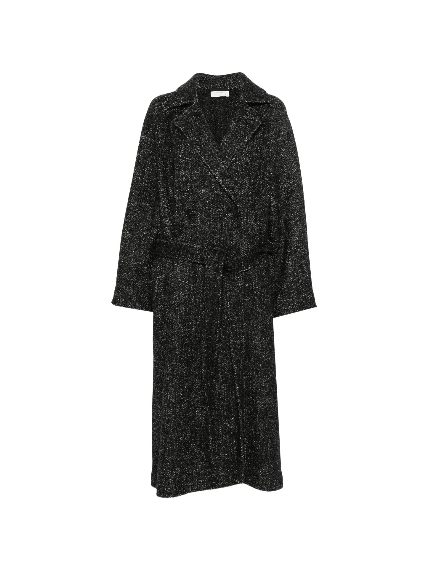 double-breasted belted coat