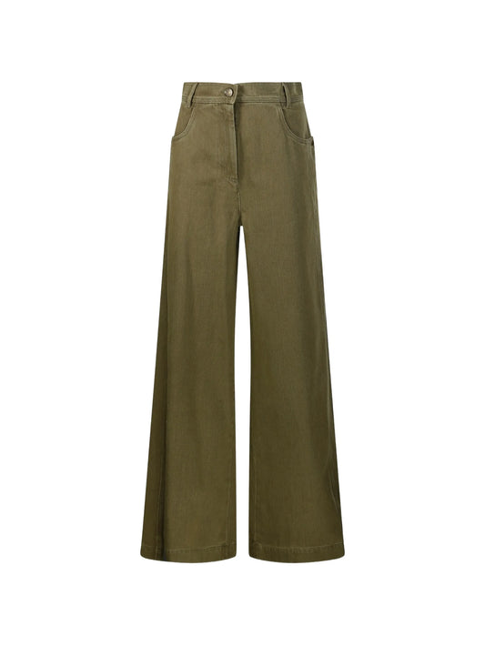 wide-leg jeans