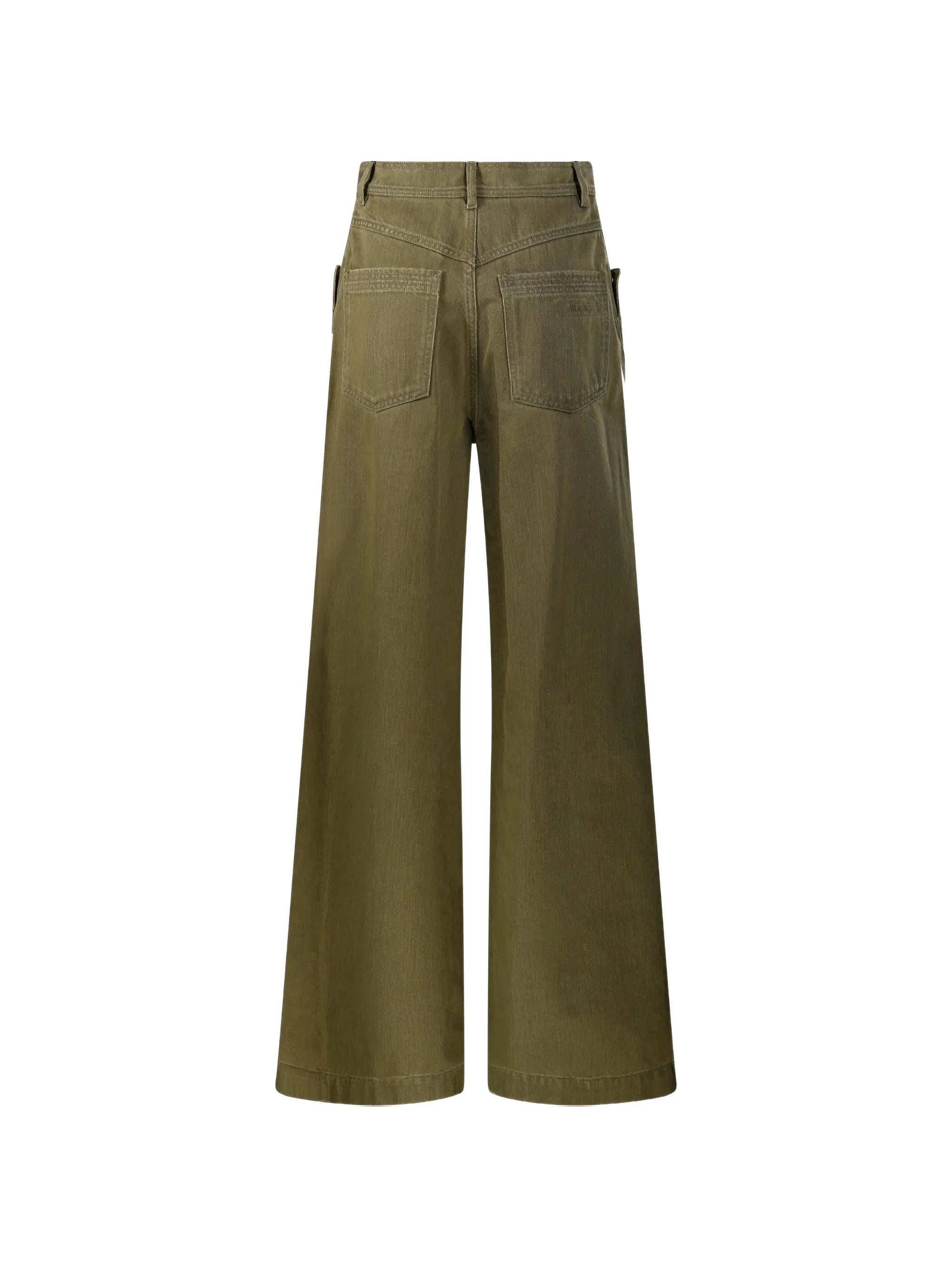 wide-leg jeans