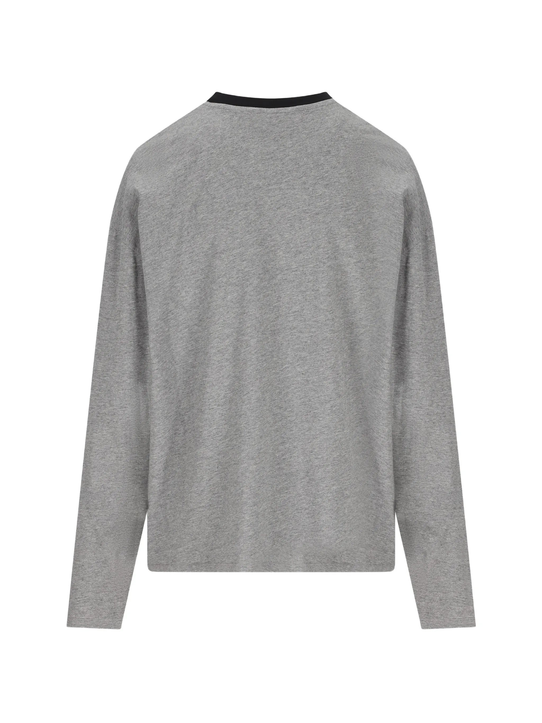 logo-patch long-sleeve sweater