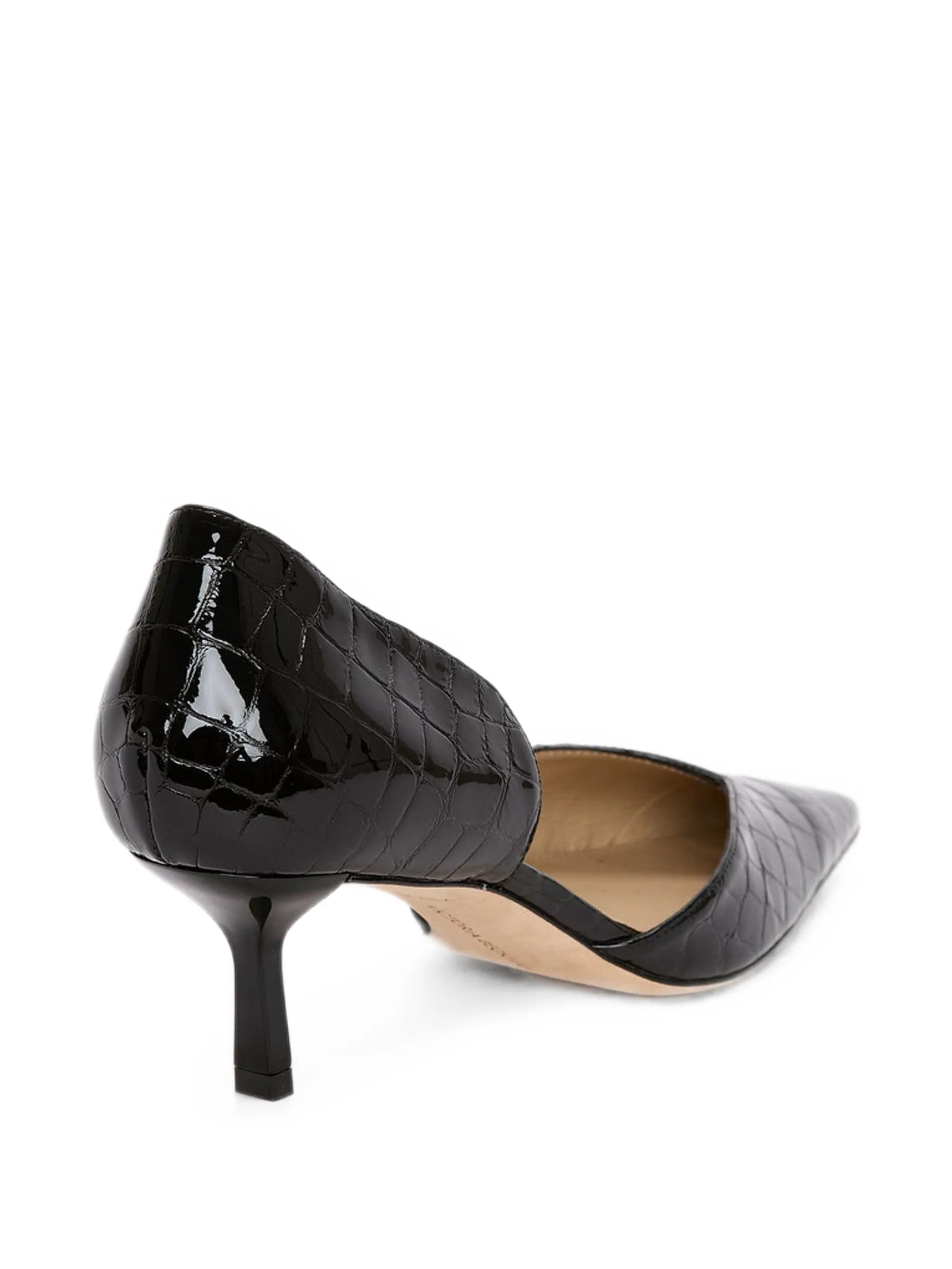 Victoria Angle D'Orsay heeled pumps