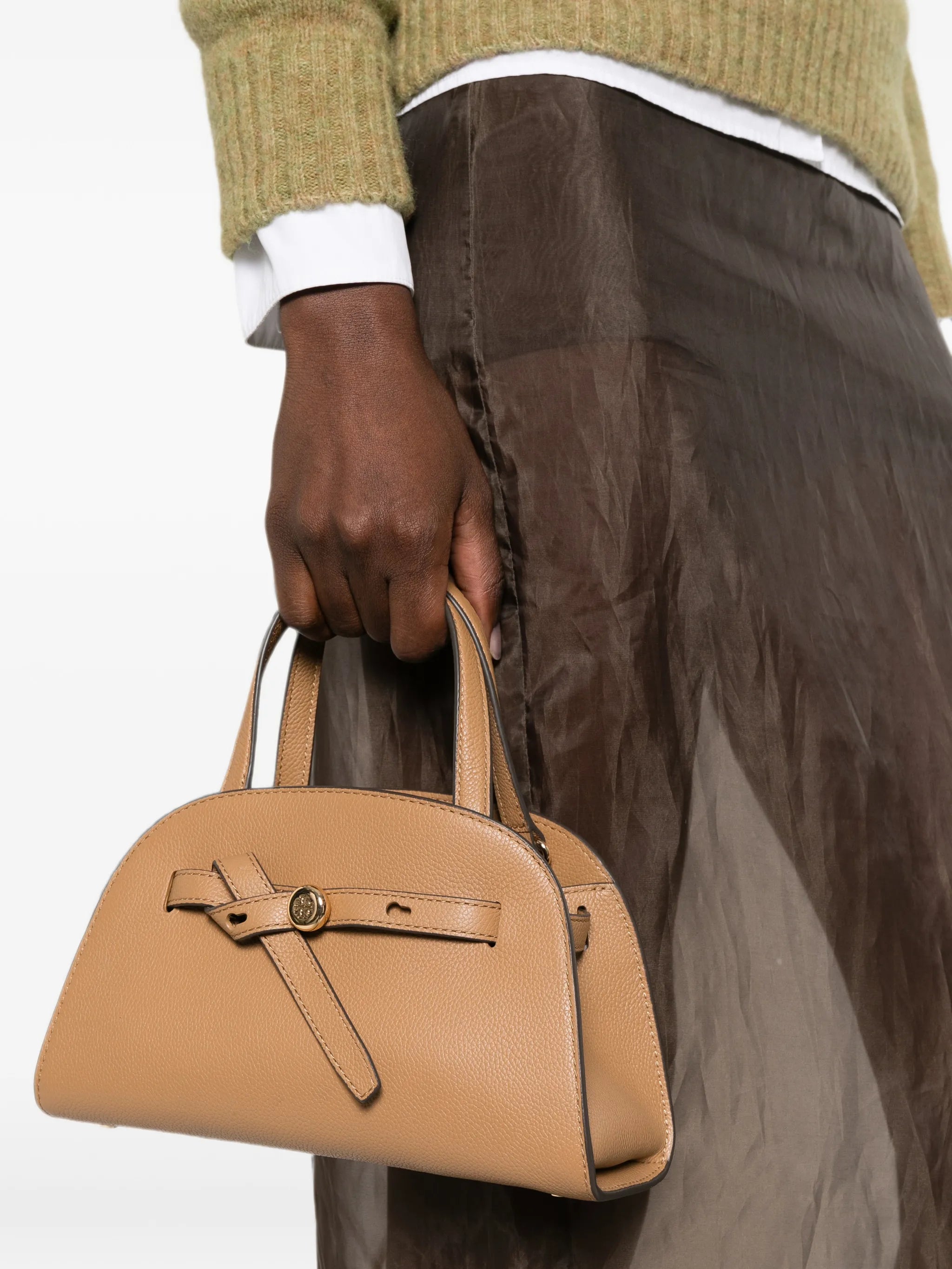 Romy small Bauletto top tote bag