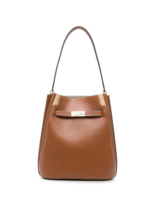 Lee Radziwill leather bucket bag