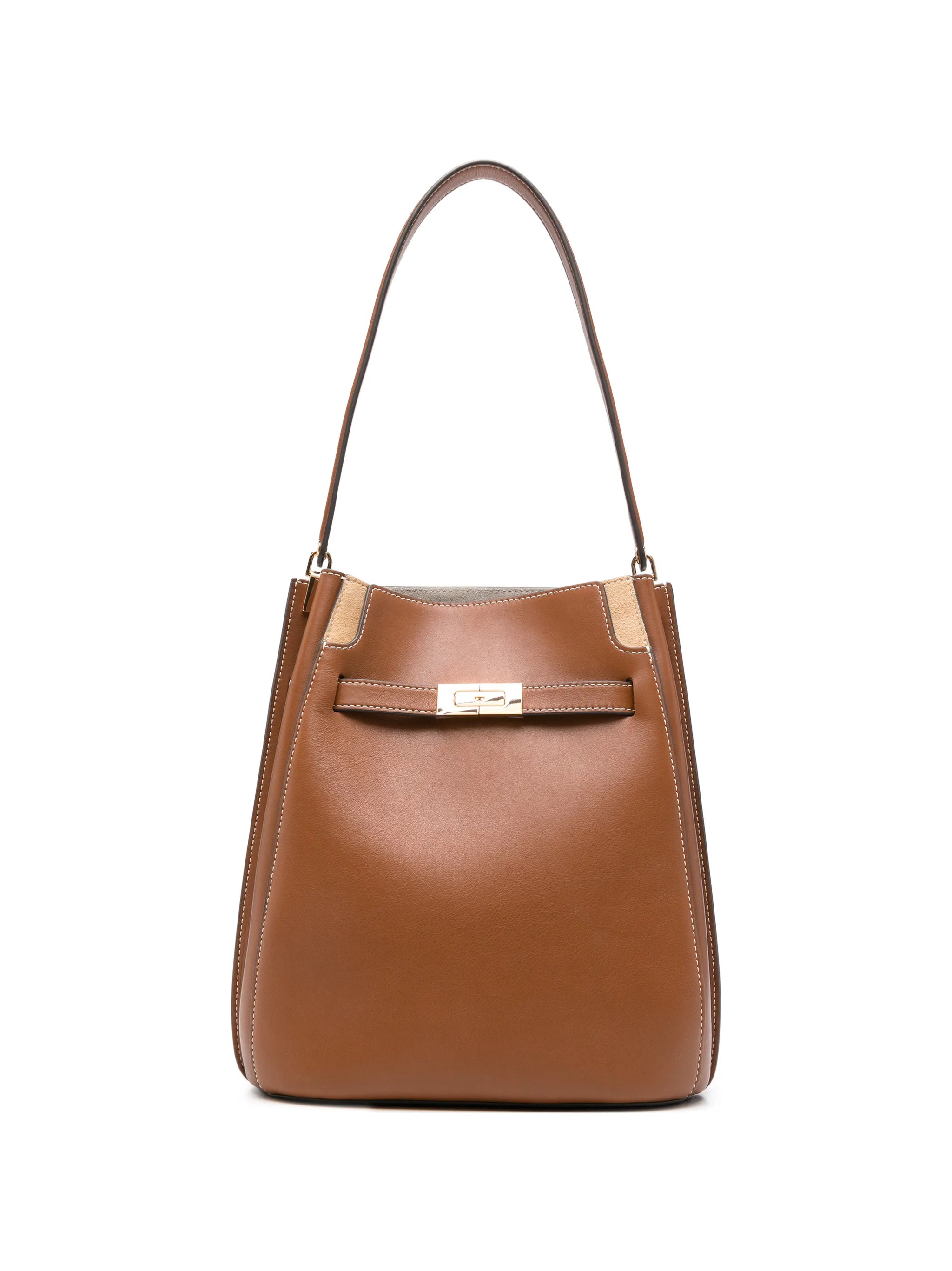Lee Radziwill leather bucket bag