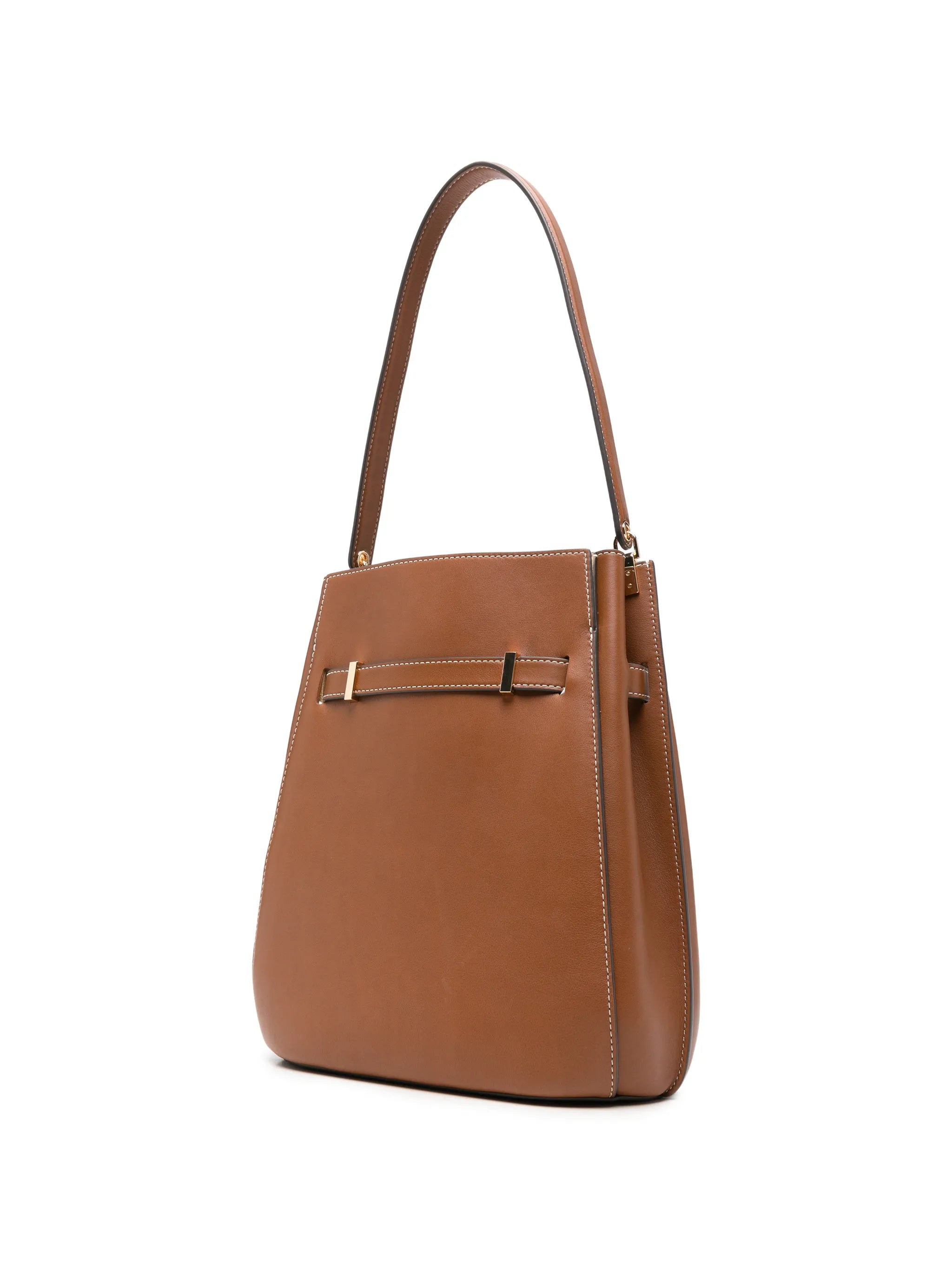 Lee Radziwill leather bucket bag