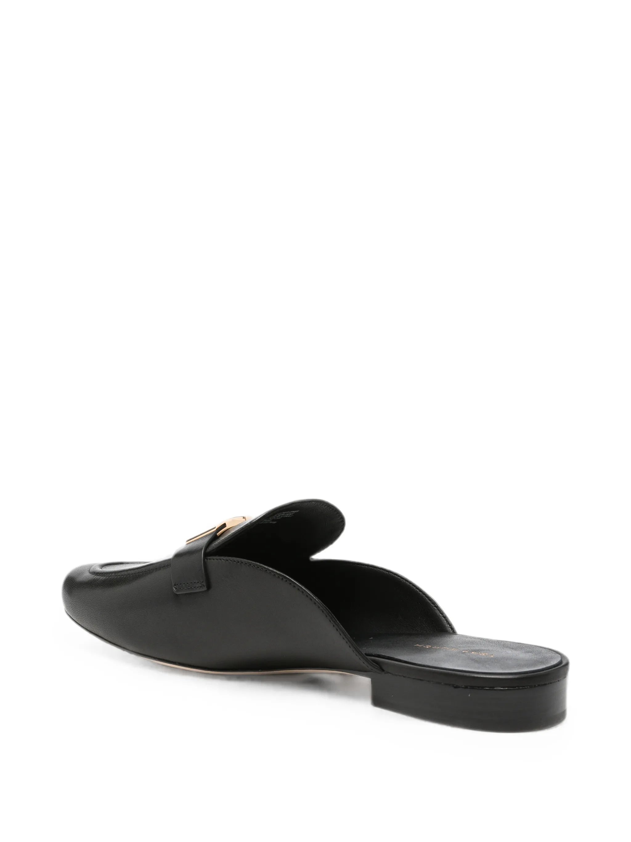 Leelee logo-plaque mules