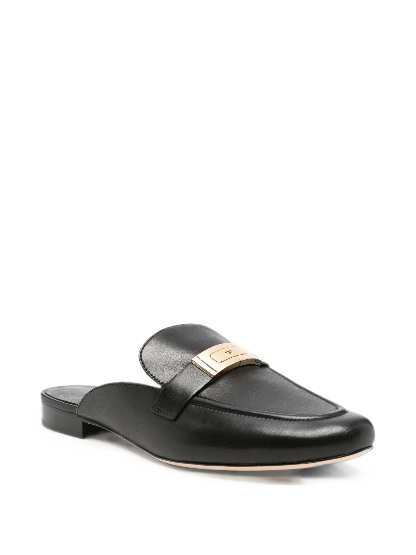 Leelee logo-plaque mules