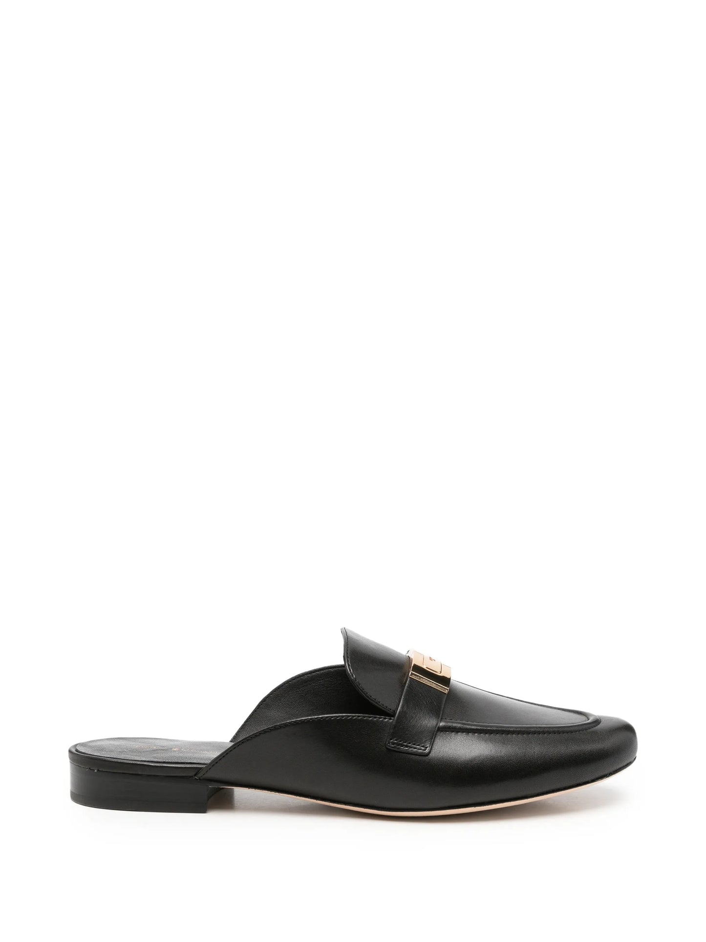 Leelee logo-plaque mules