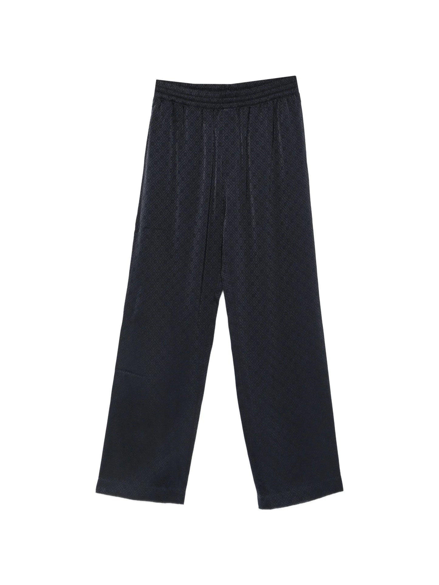 monogram-jacquard trousers