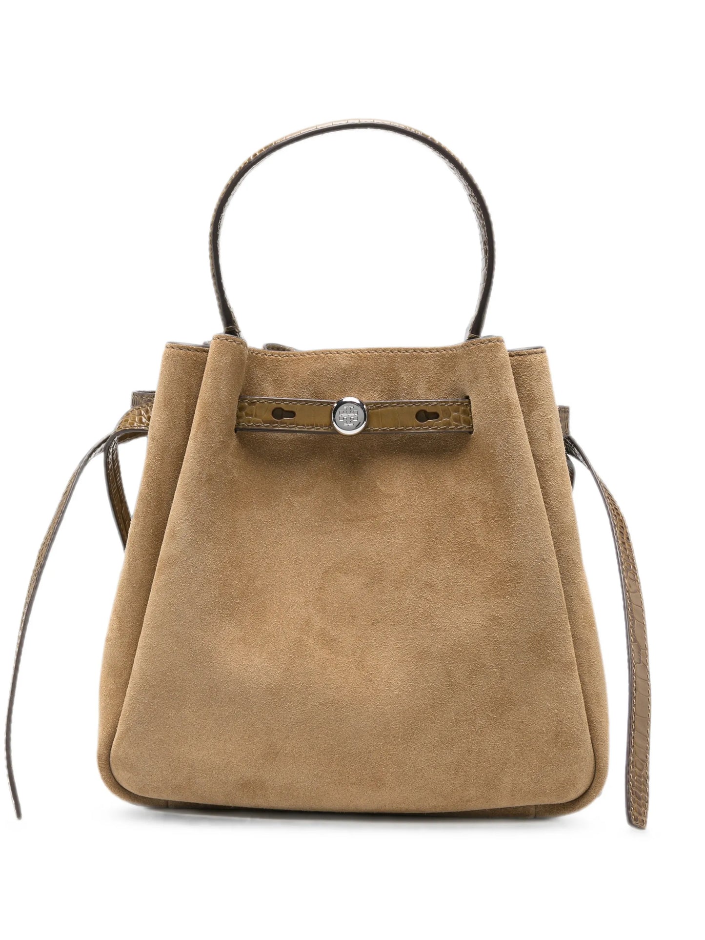 Romy suede bucket bag