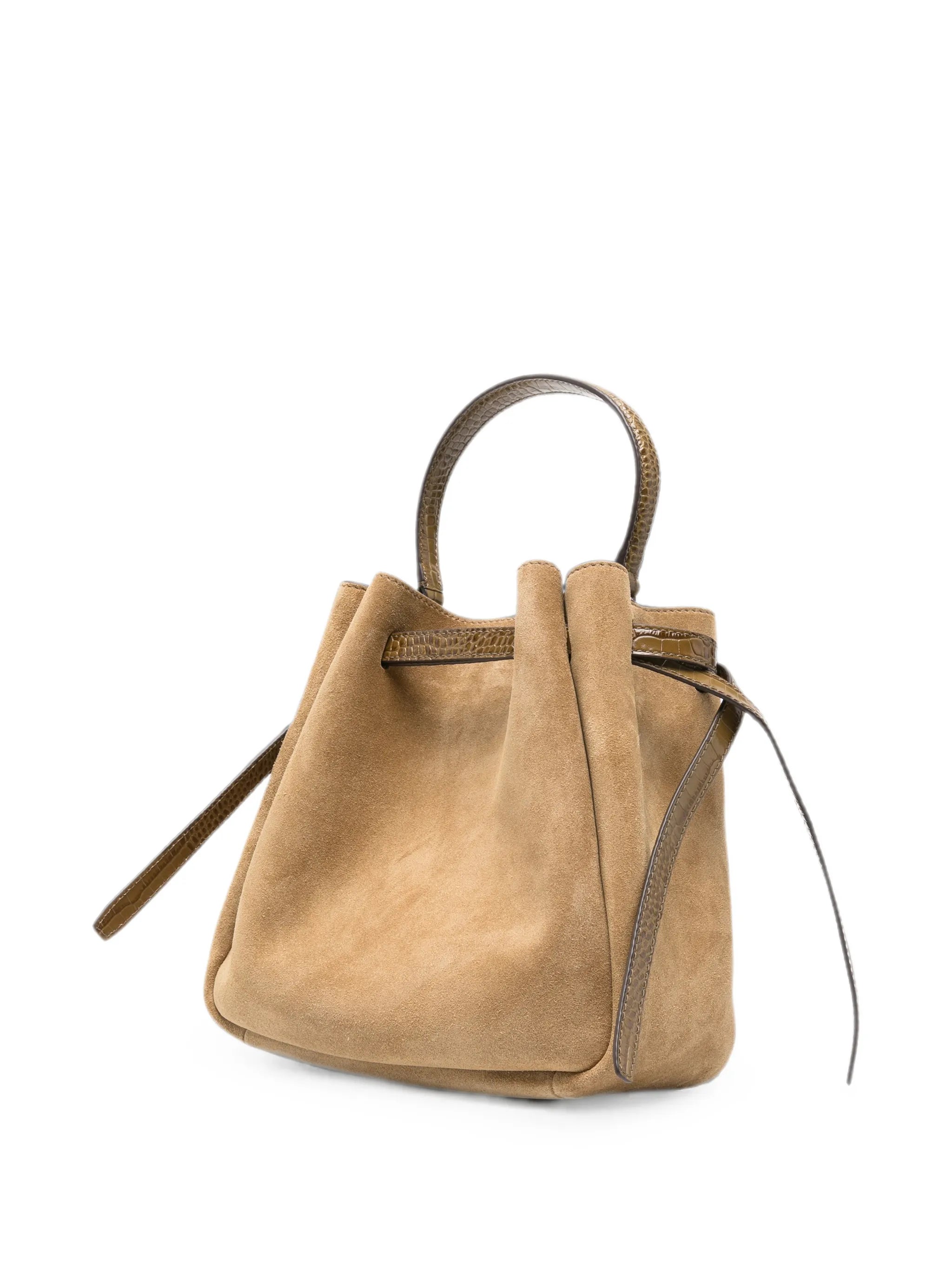 Romy suede bucket bag