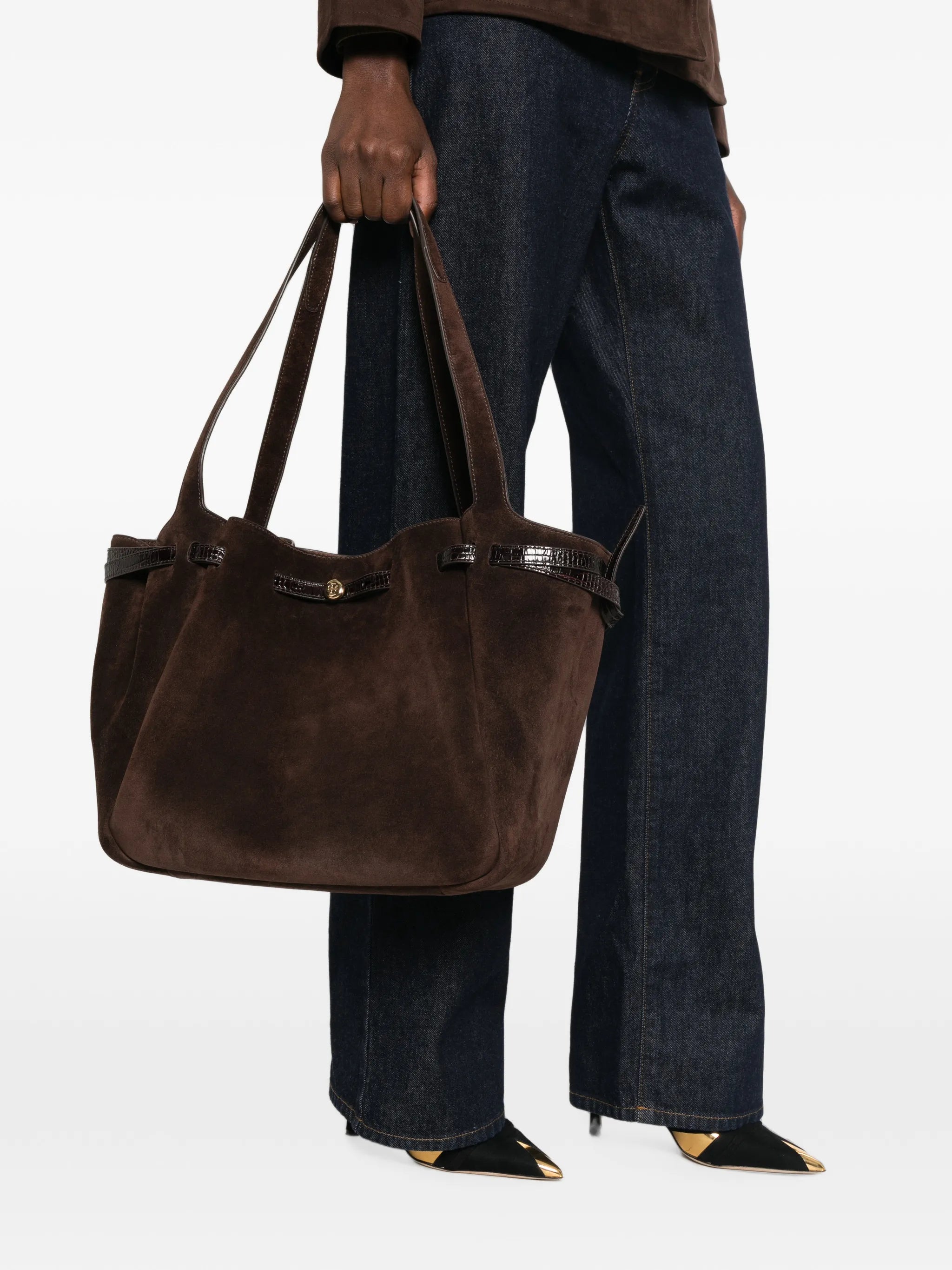Romy suede tote