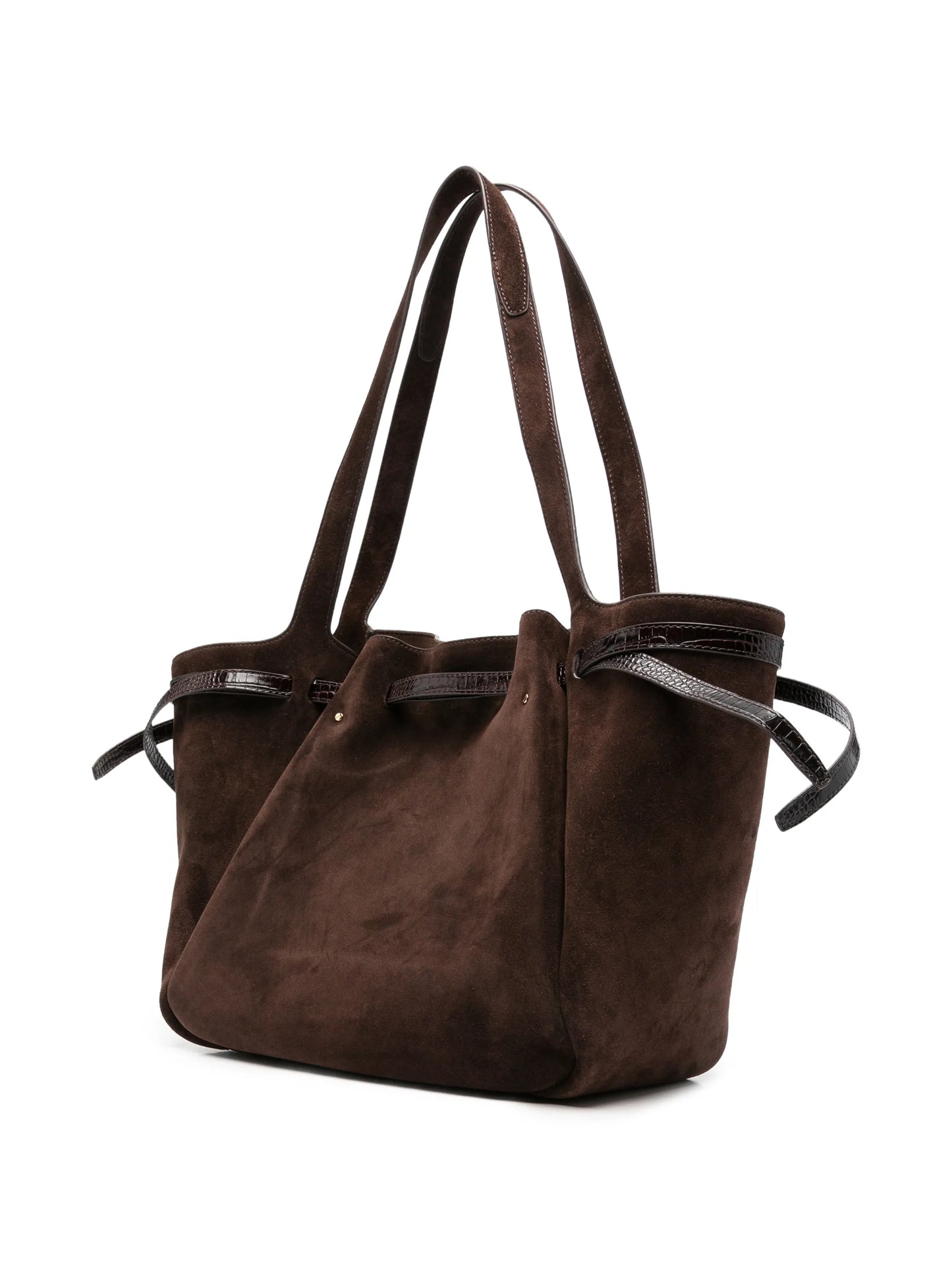 Romy suede shoulder bag