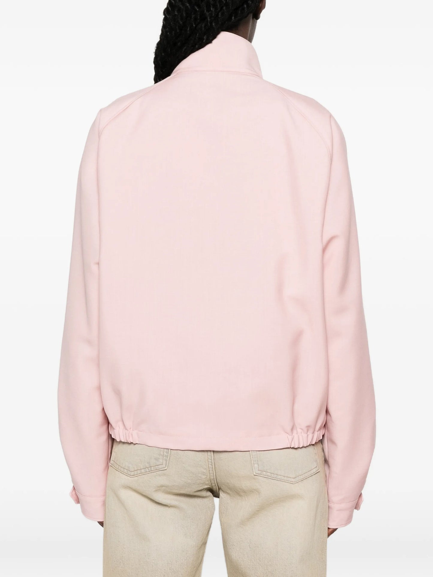 logo-embroidered jacket