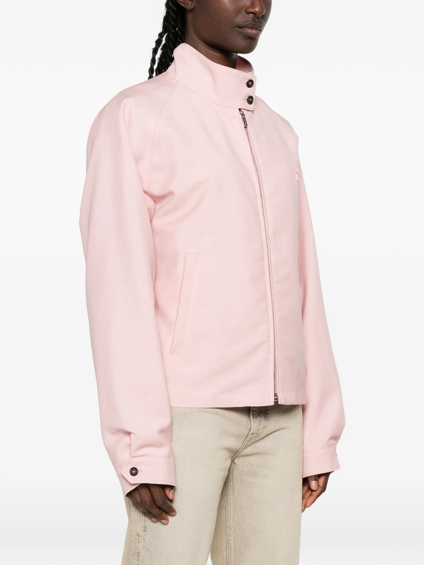 mohair blouson jacket