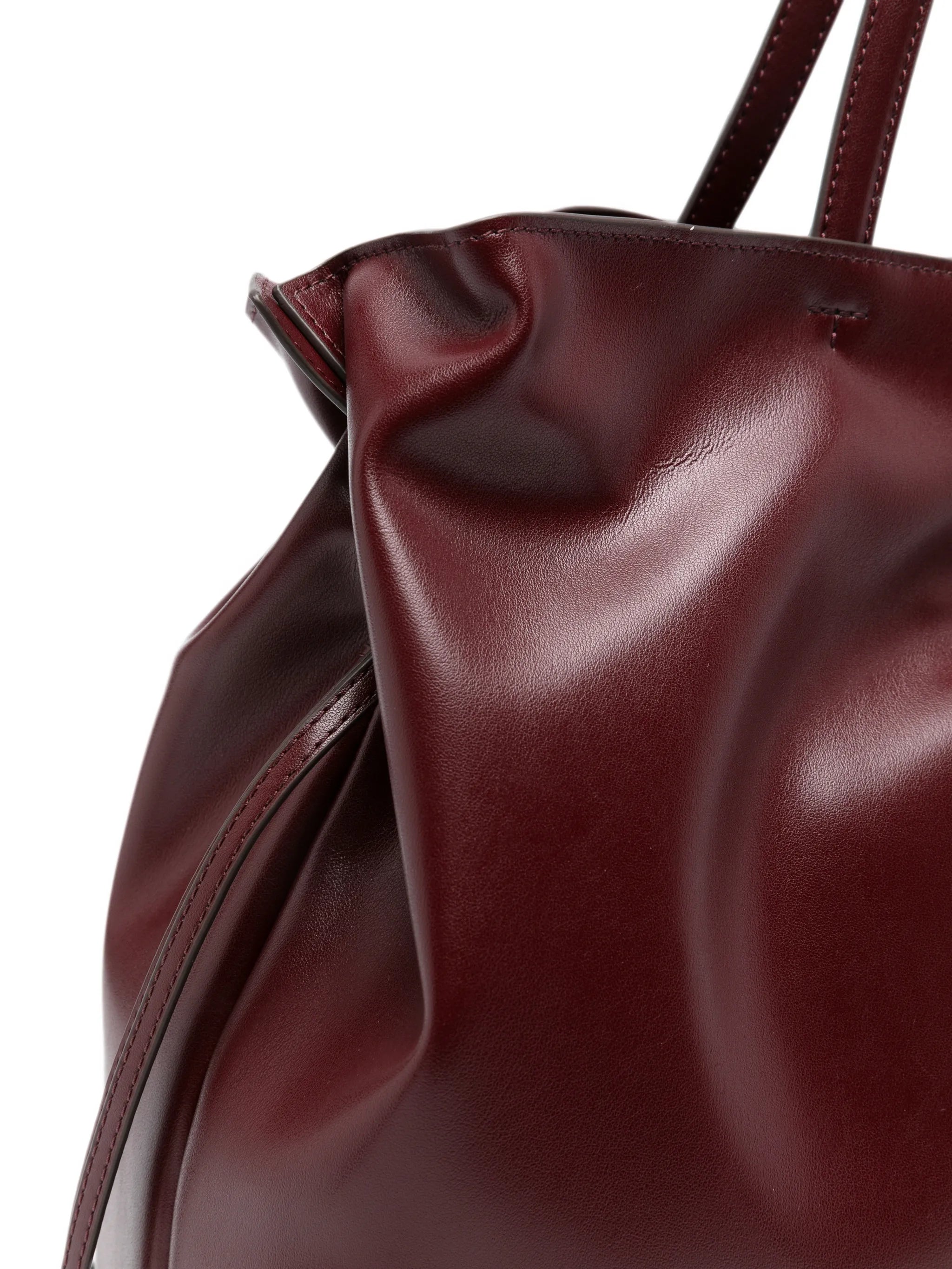 Ella logo-debossed tote bag