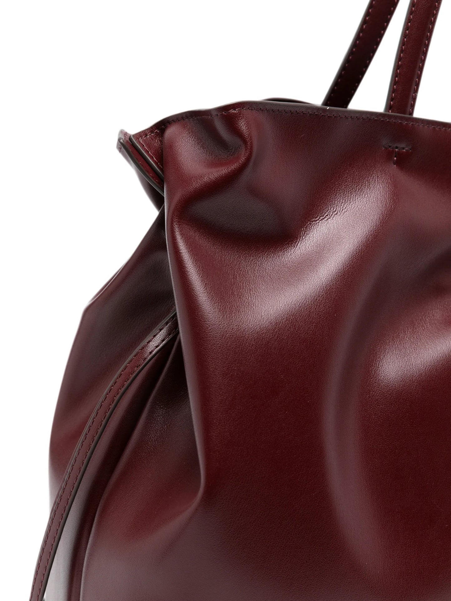 Ella logo-debossed tote bag